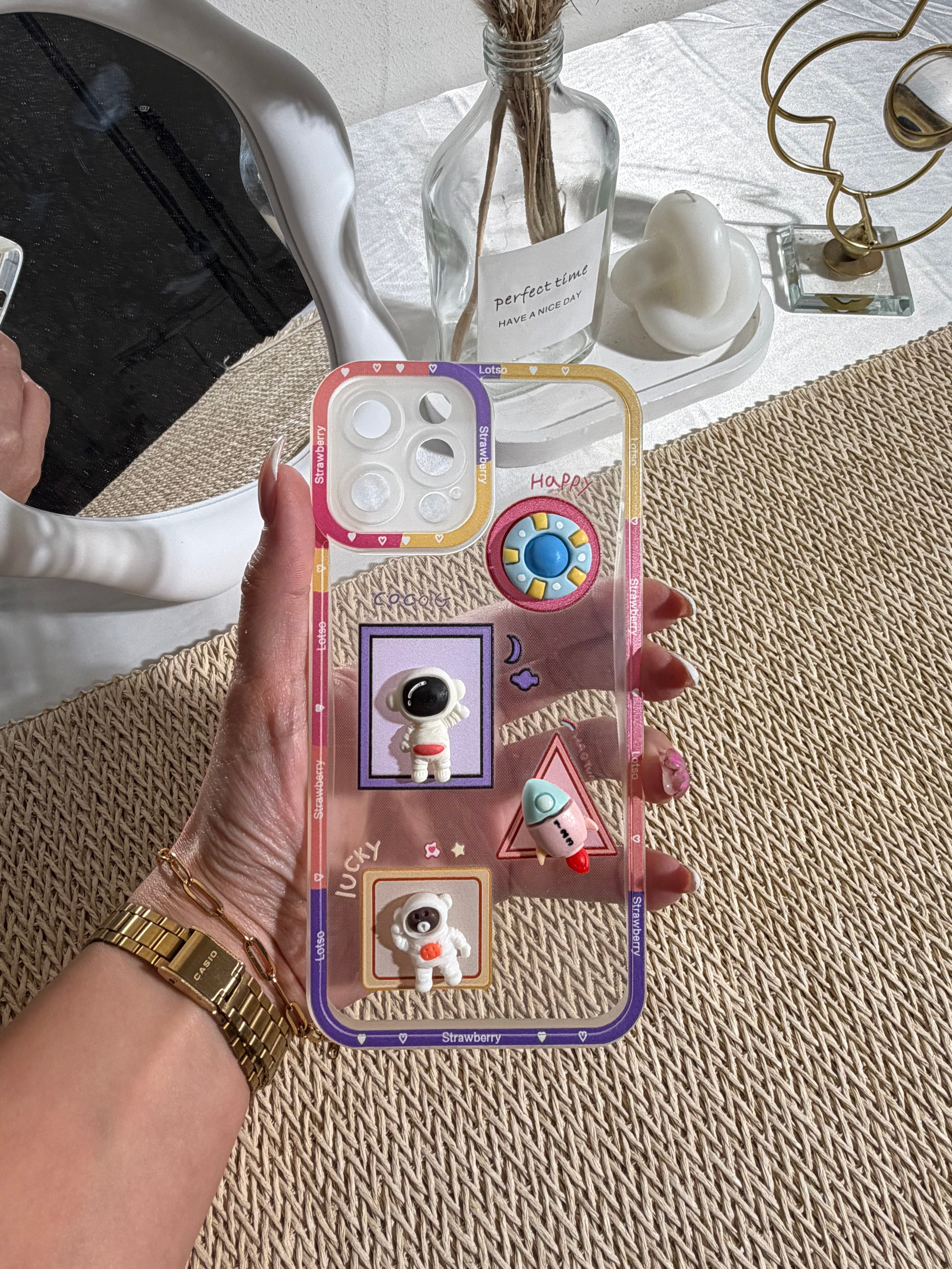 3D Disney Transparent Cover