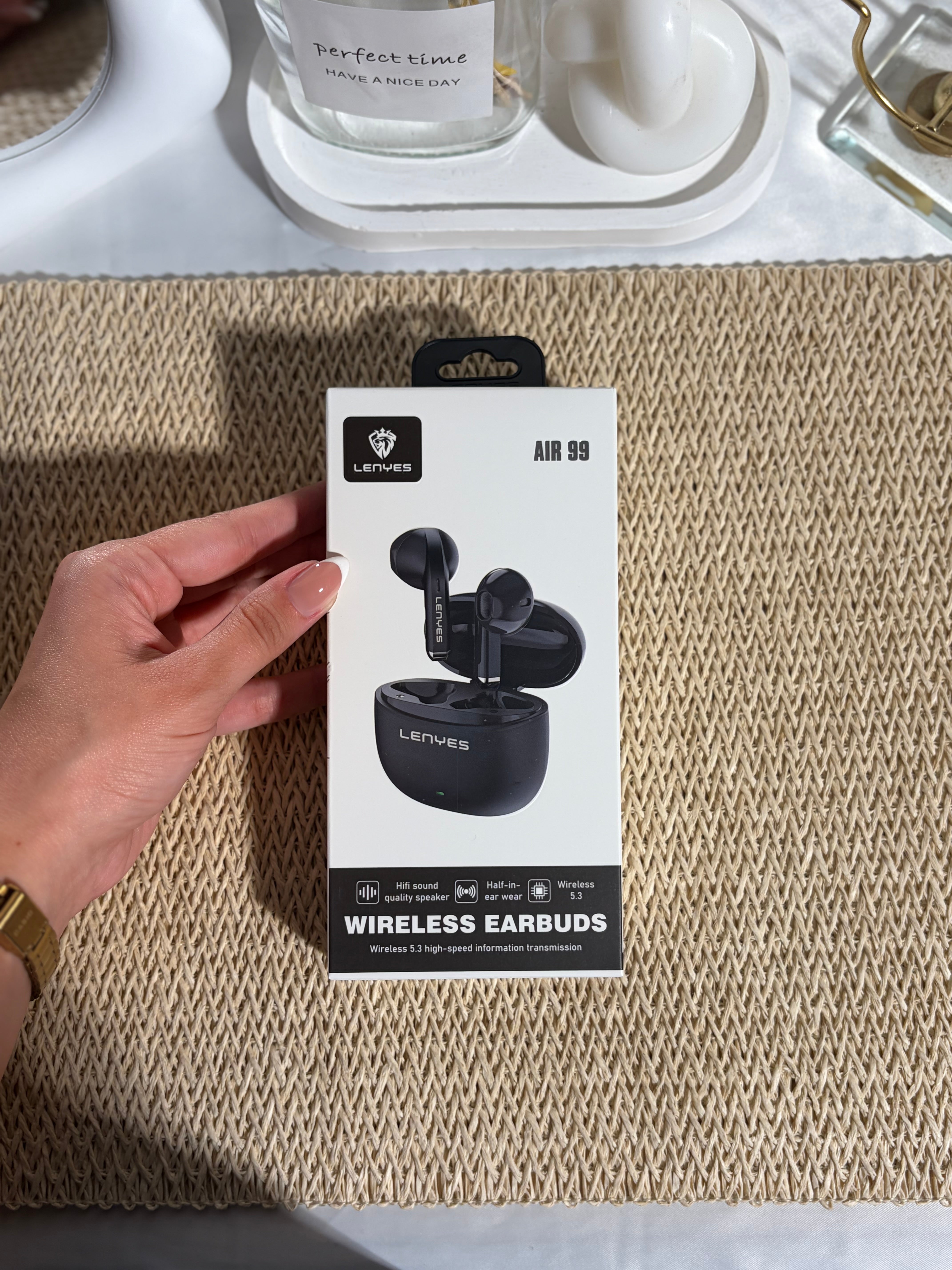LENYES -Bluetooth EARBUDS -AIR 99-BLACK