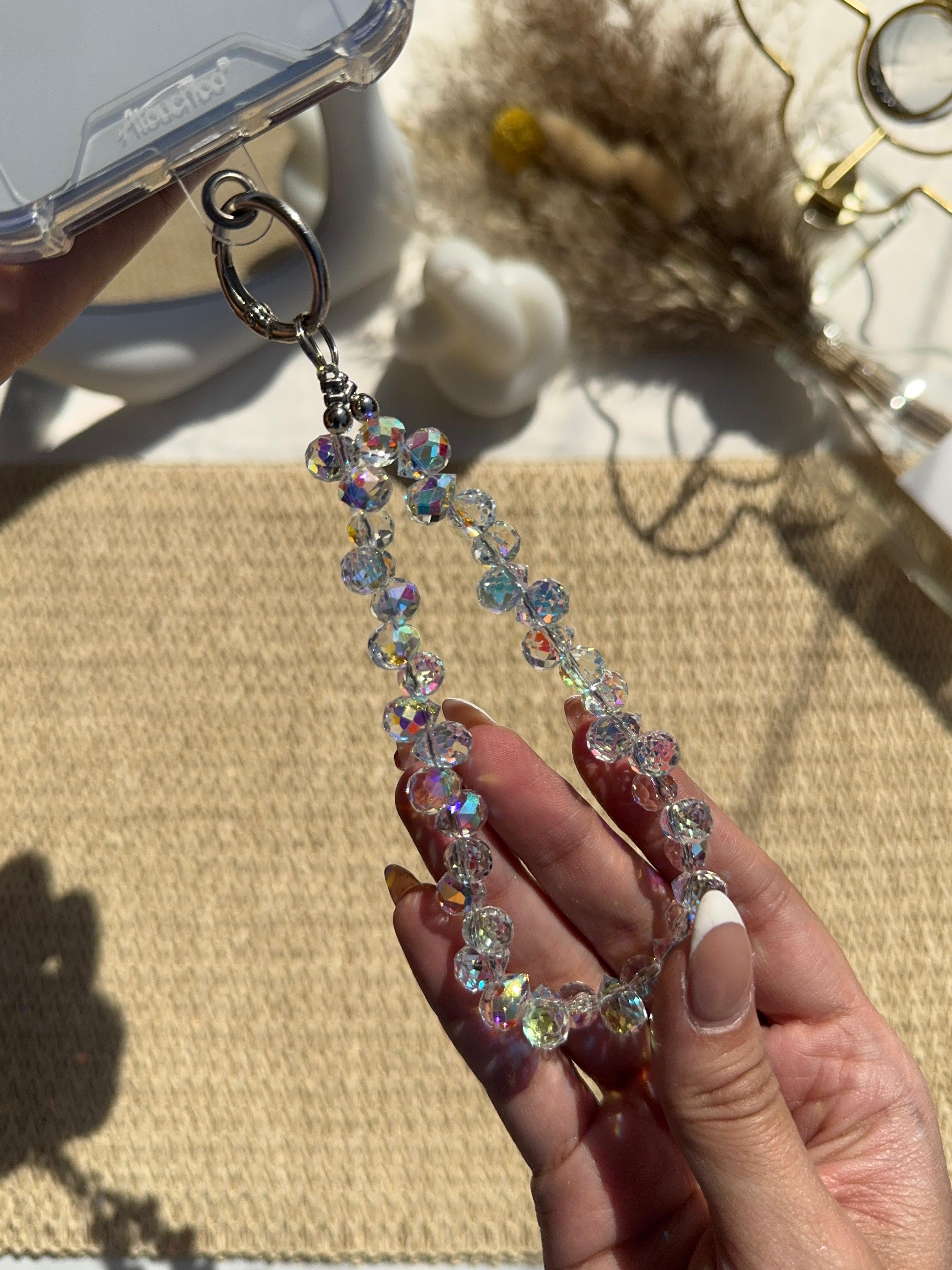 Short Crystal Lanyard