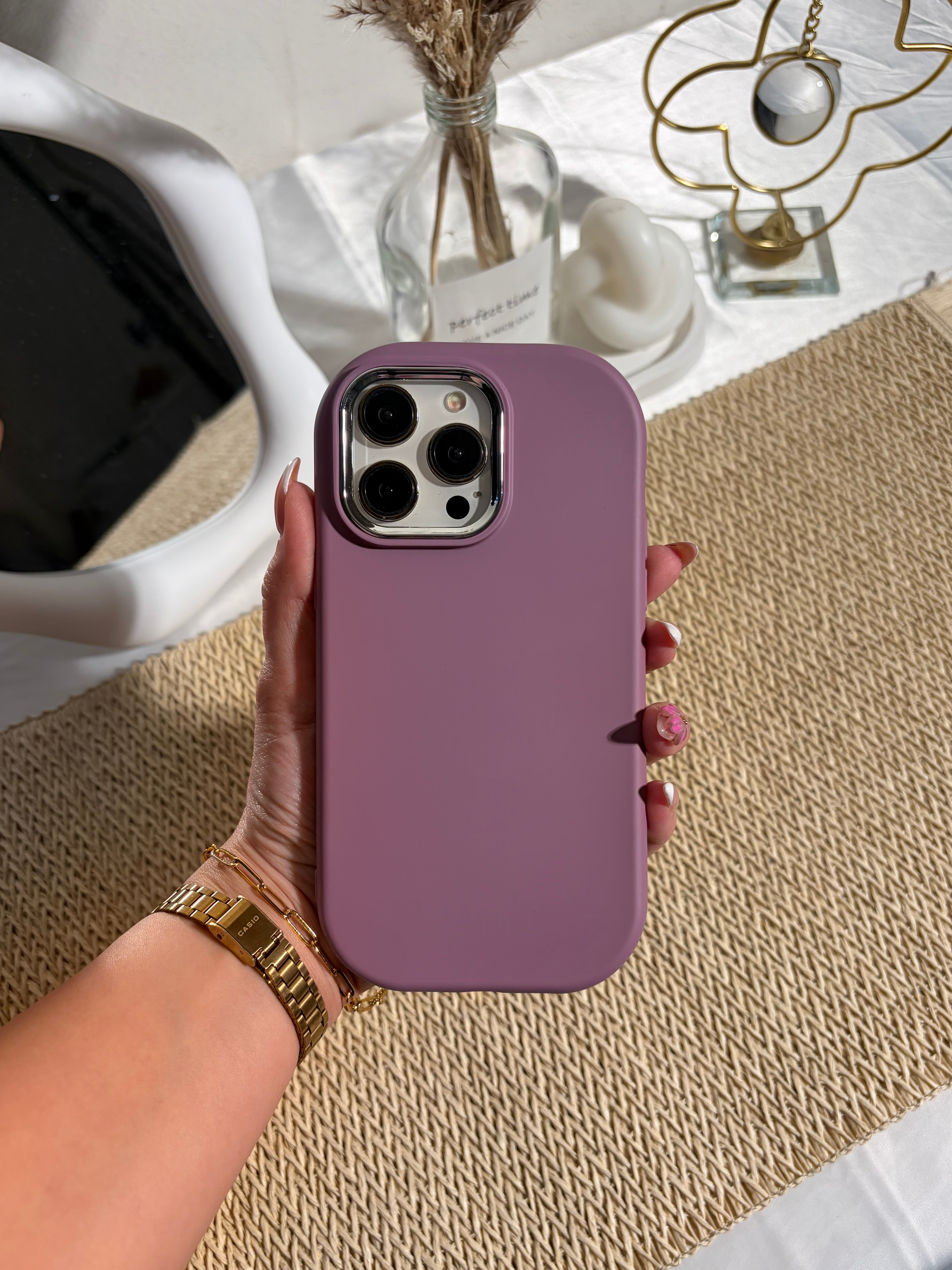 Silicone Cover Silver Frame