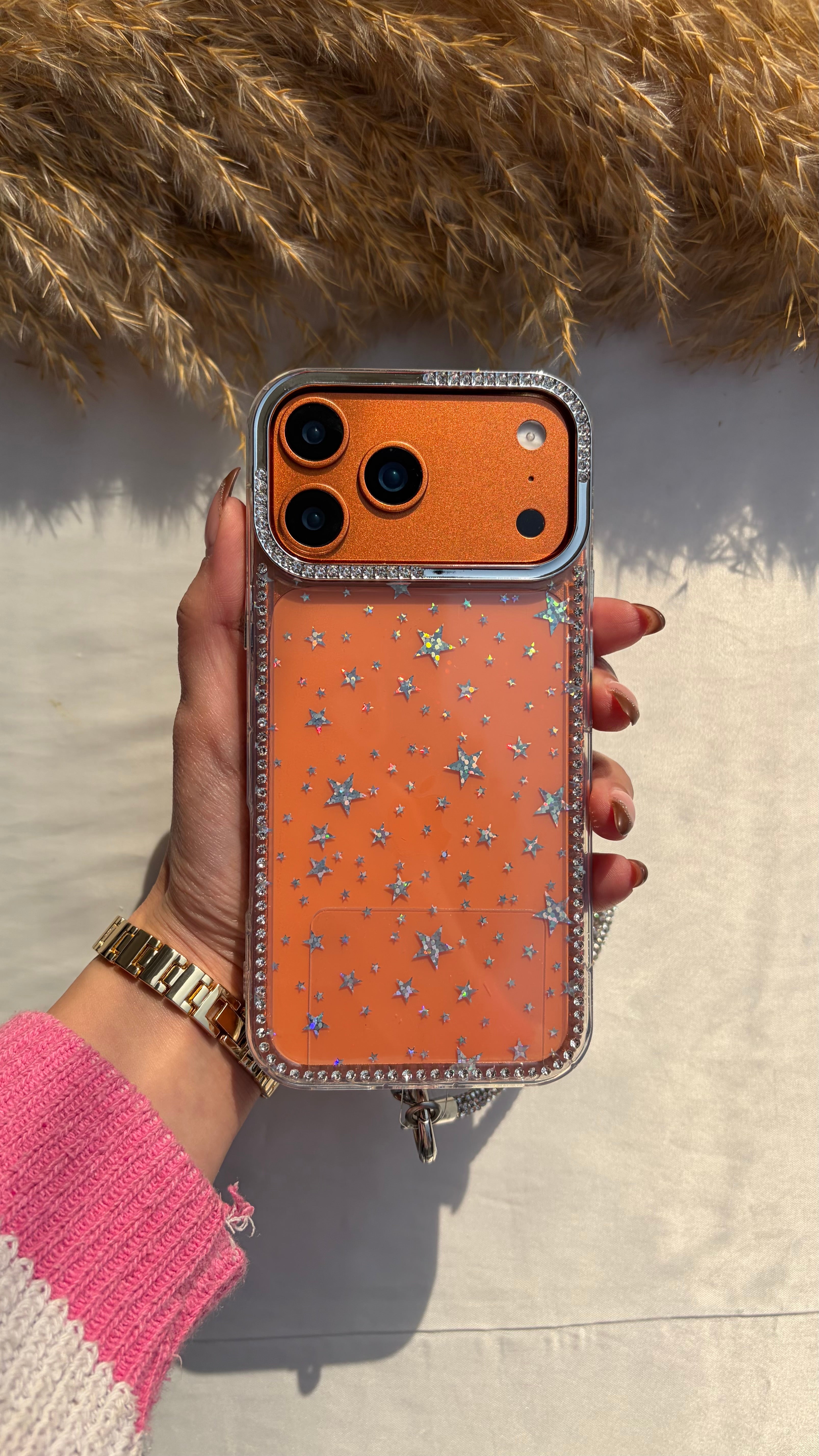 Transparent Glittery Wz Hanger