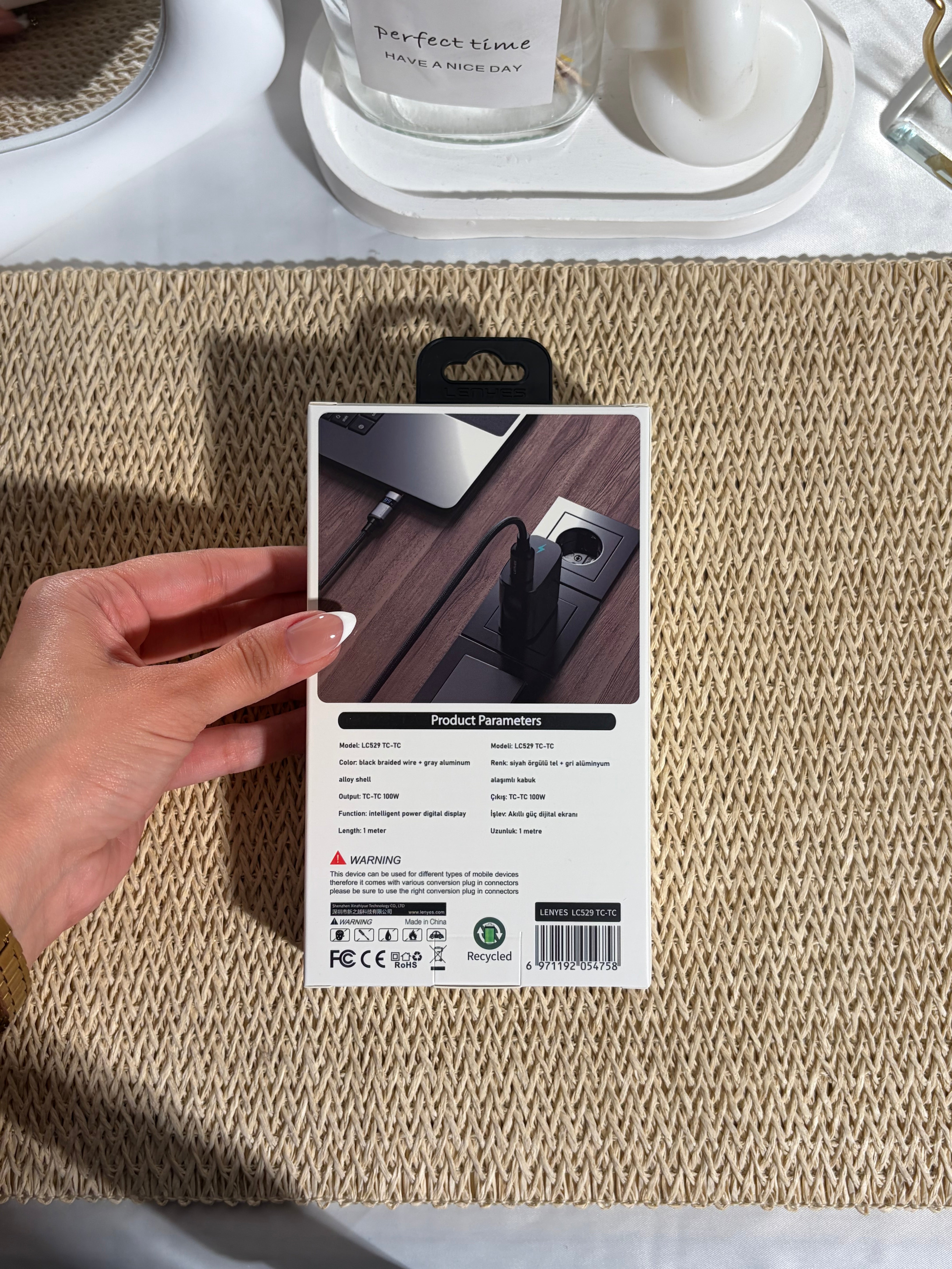 LENYES CABLE-LC529-black