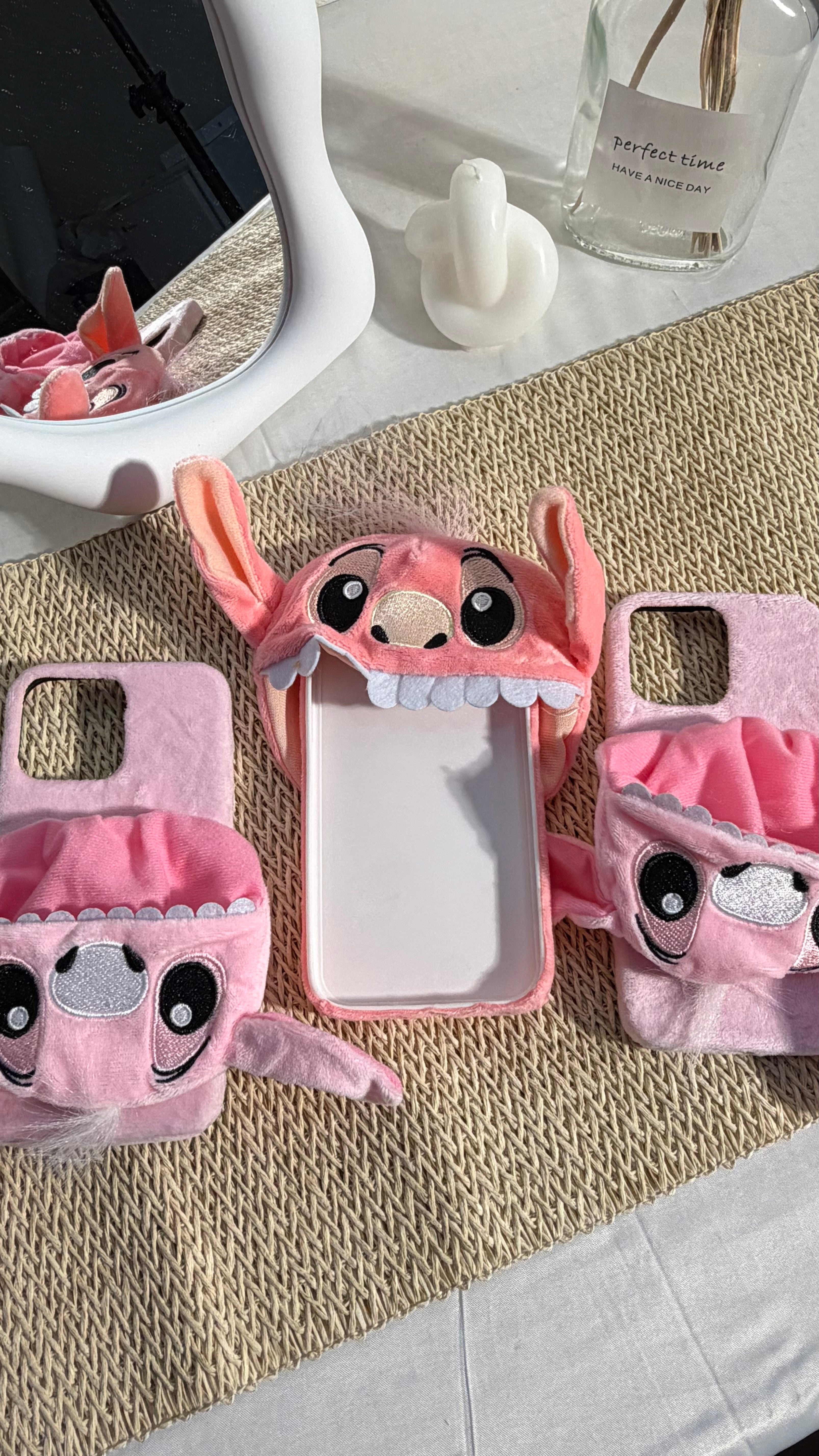 Pink Stitch Case