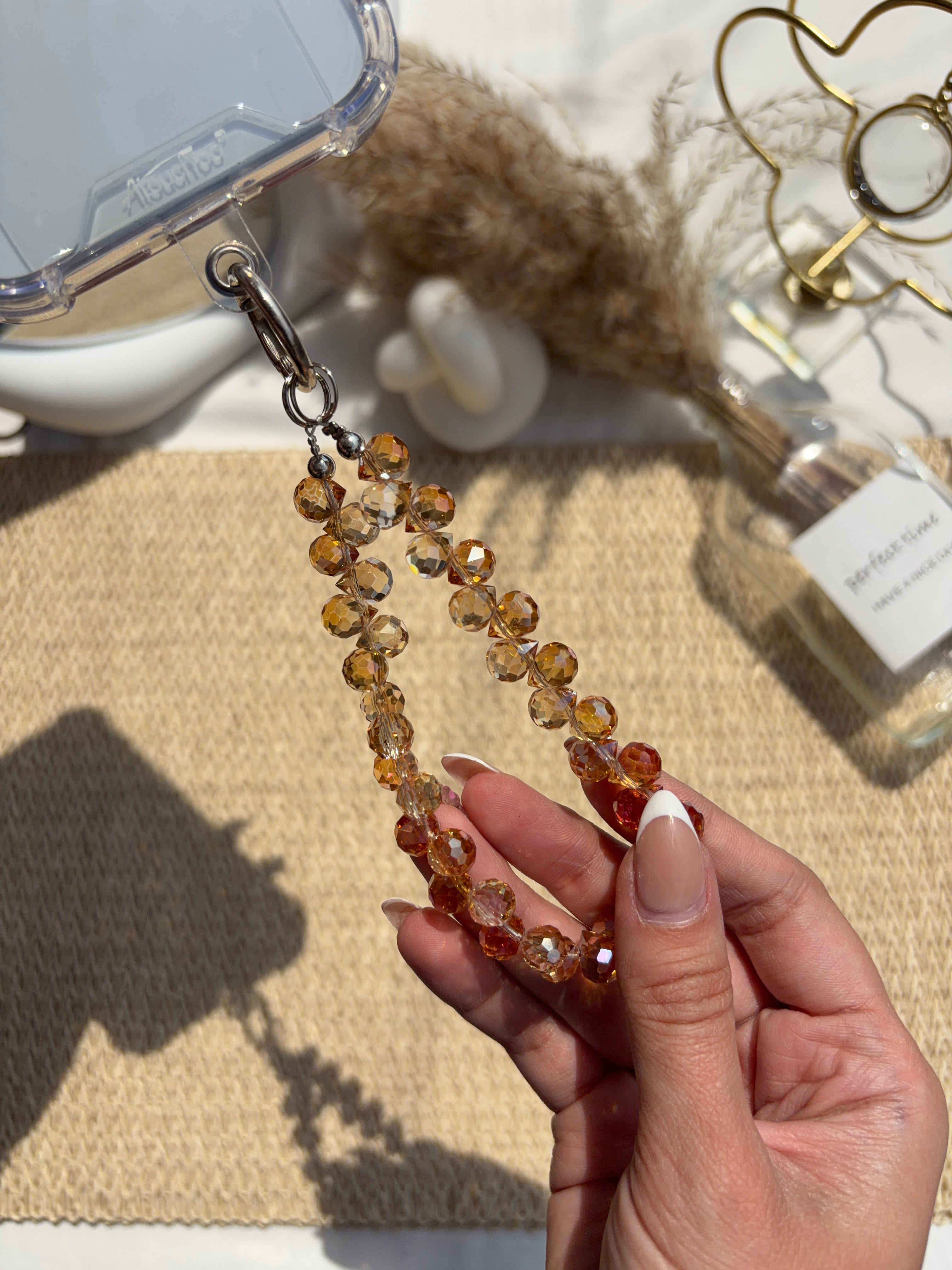 Short Crystal Lanyard