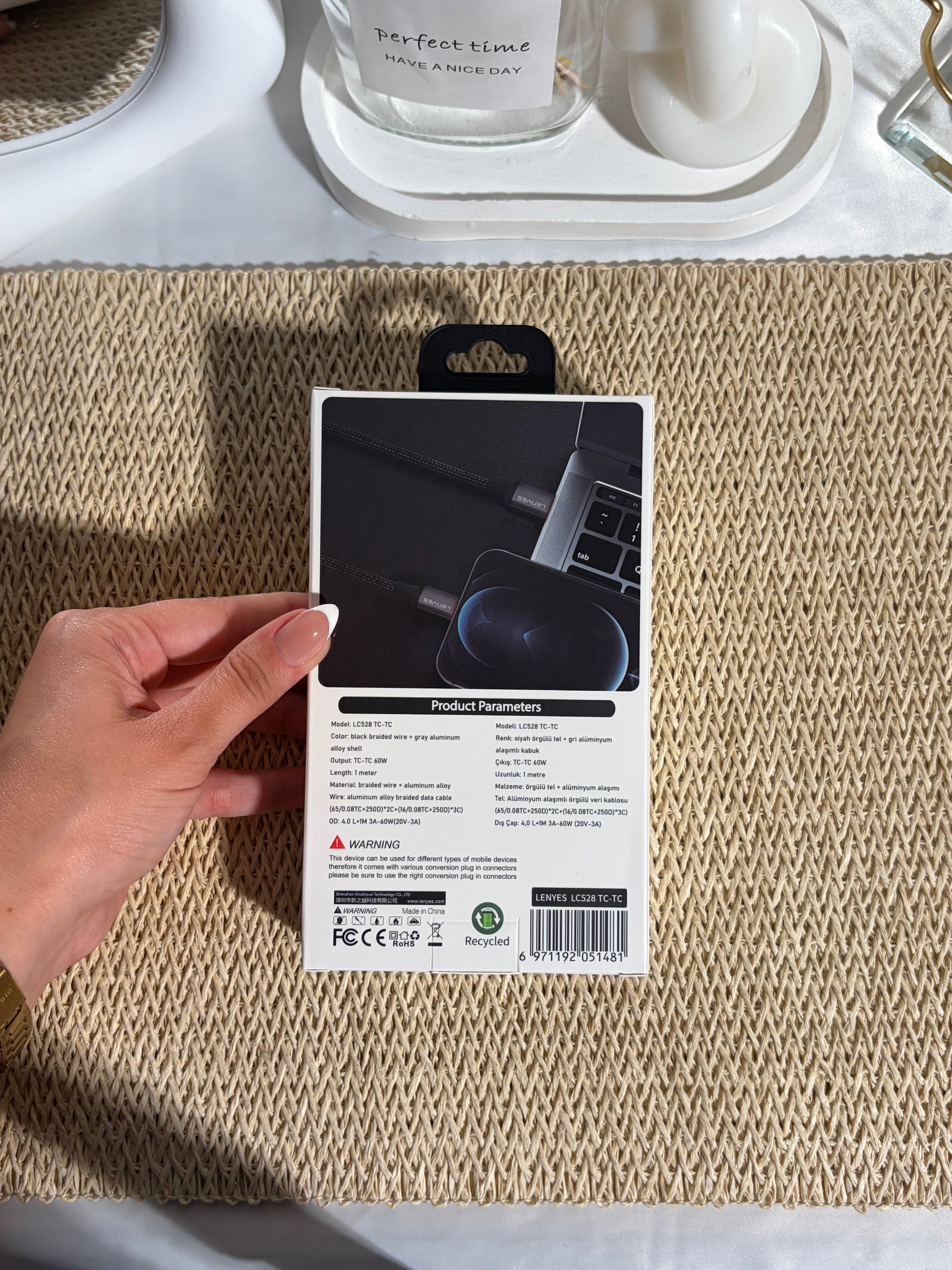 LENYES CABLE-LC528-BLACK