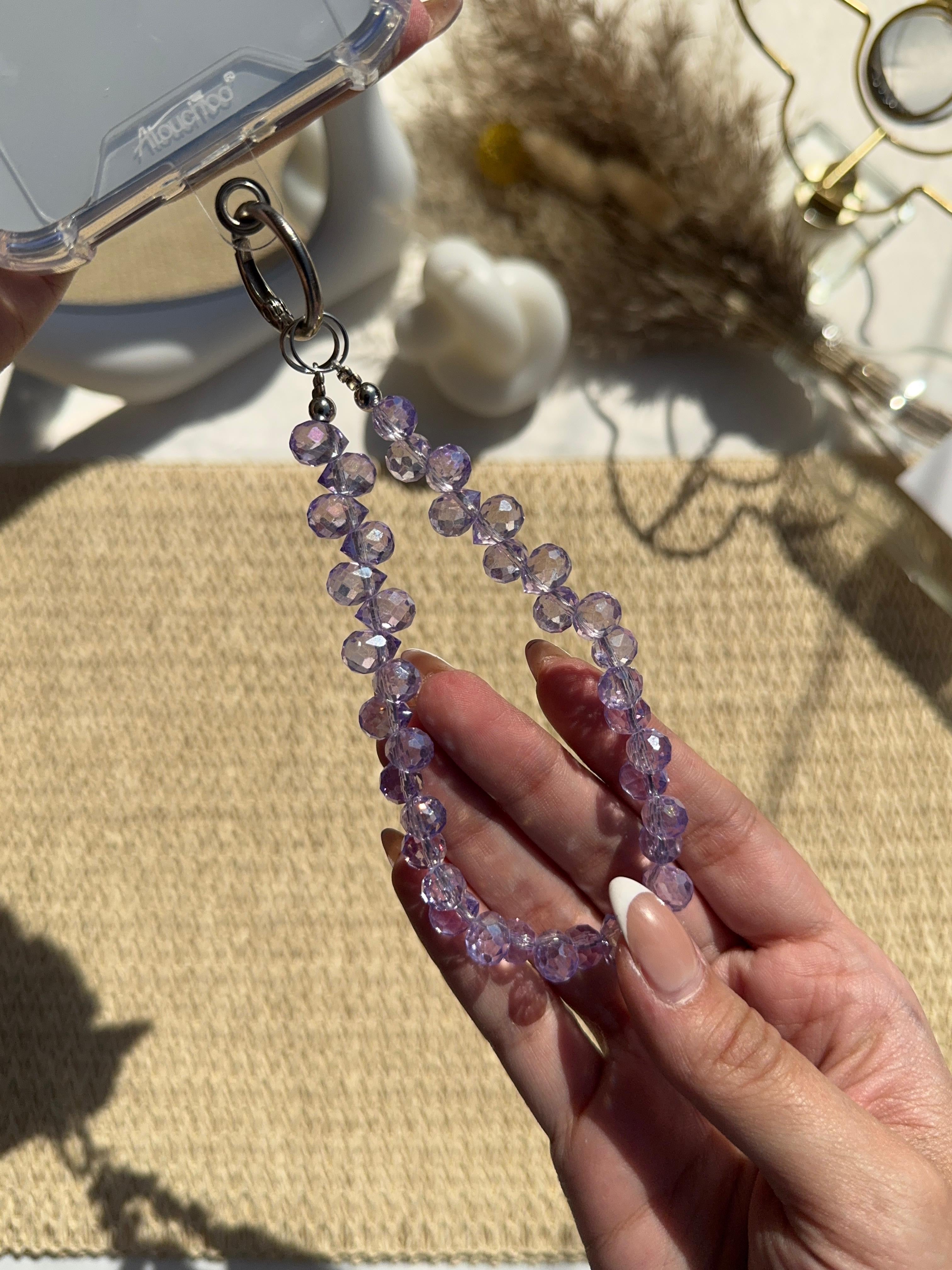 Short Crystal Lanyard