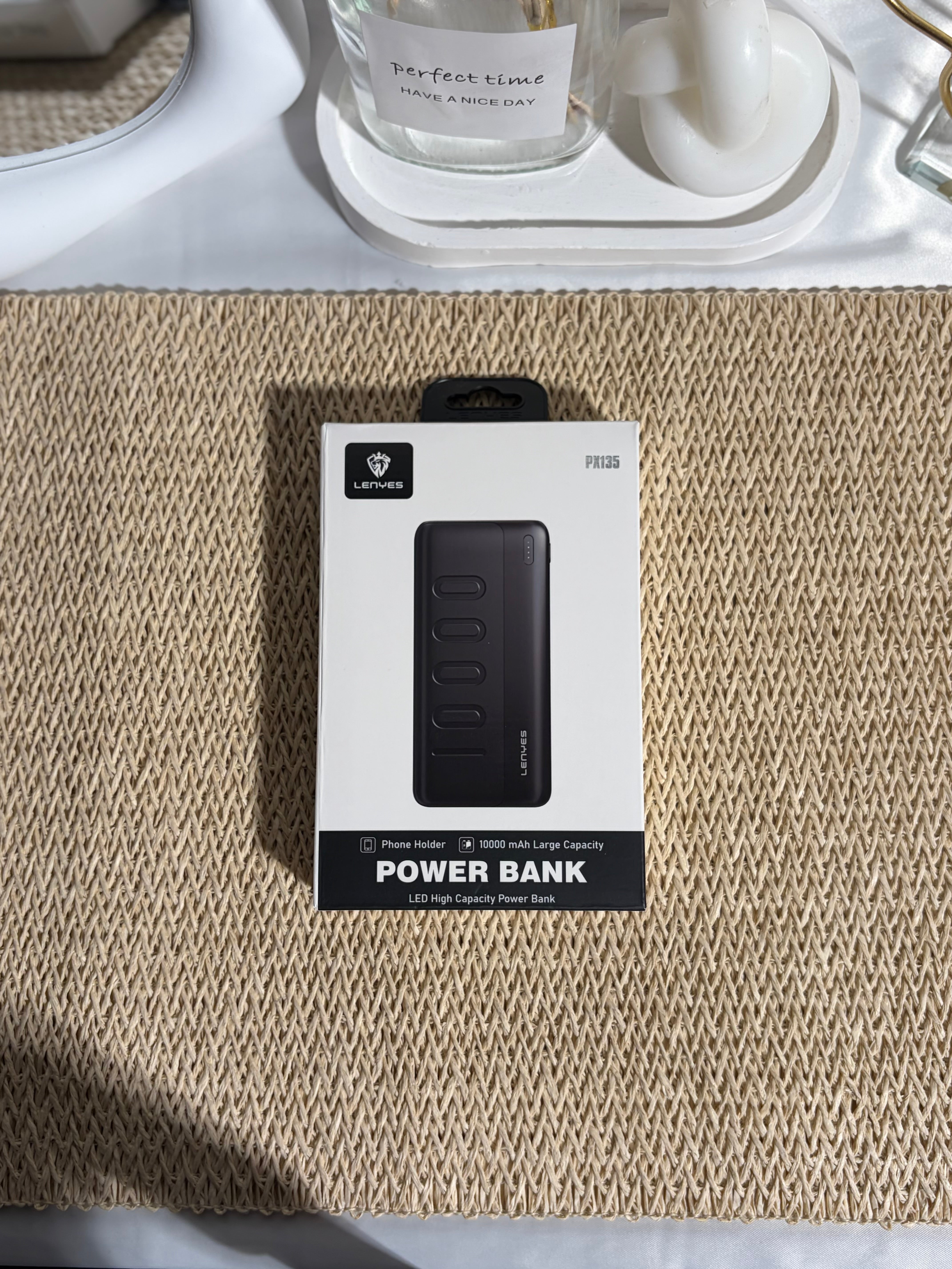 LENYES -PowerBank- 10000mAh - PX135-BLACK