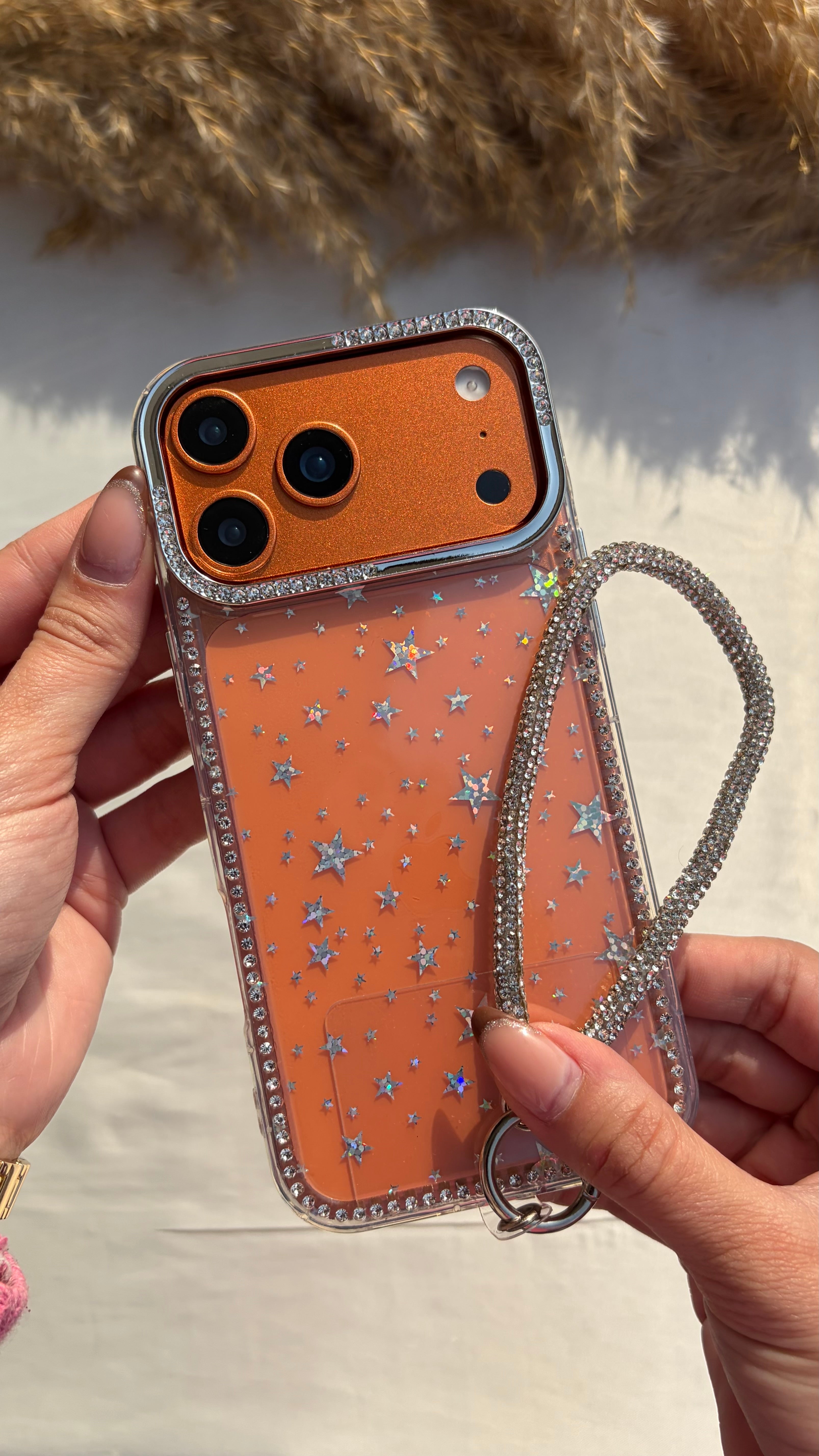 Transparent Glittery Wz Hanger