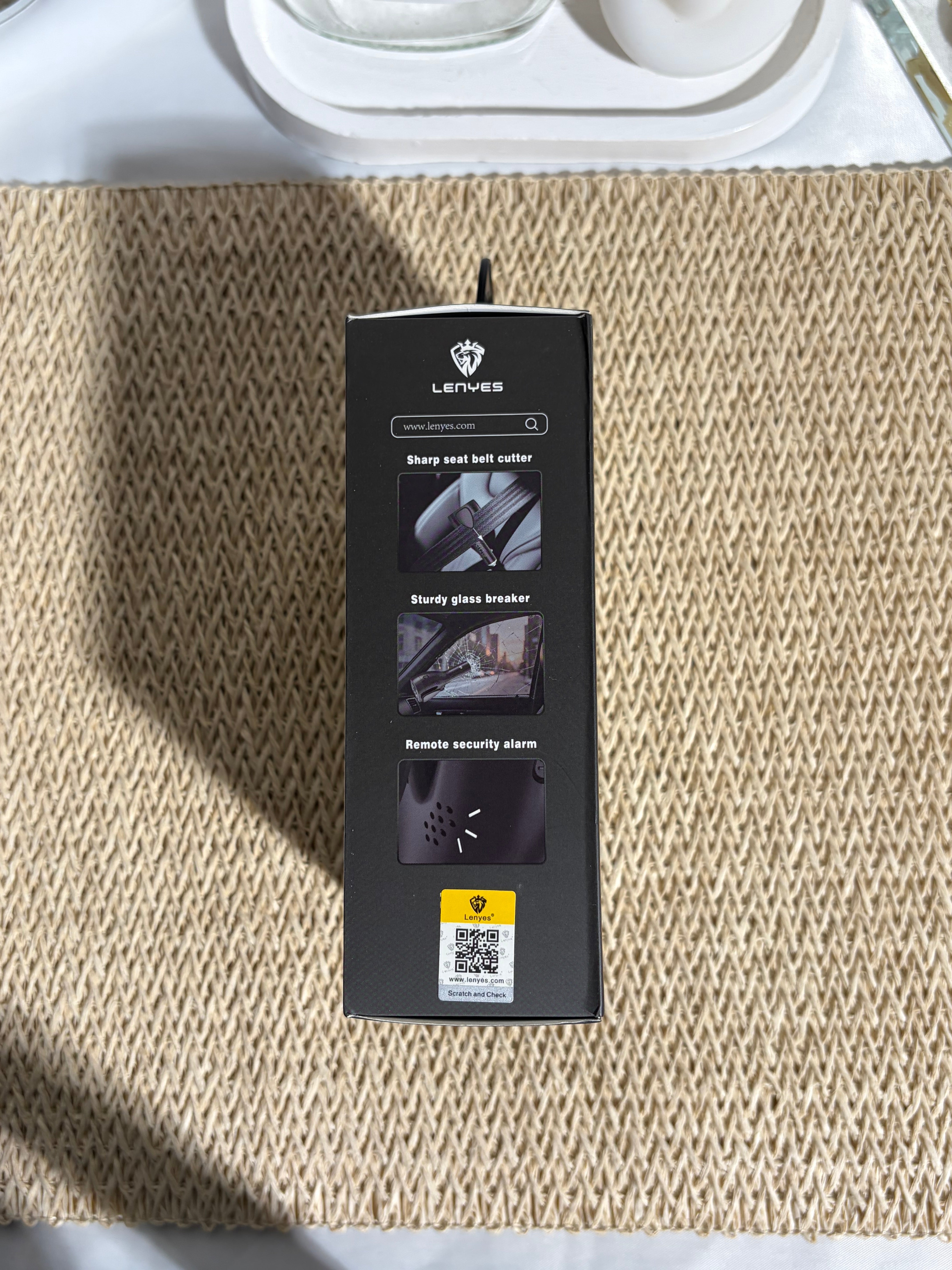 LENYES- CAR CHARGER - CA70 - BLACK