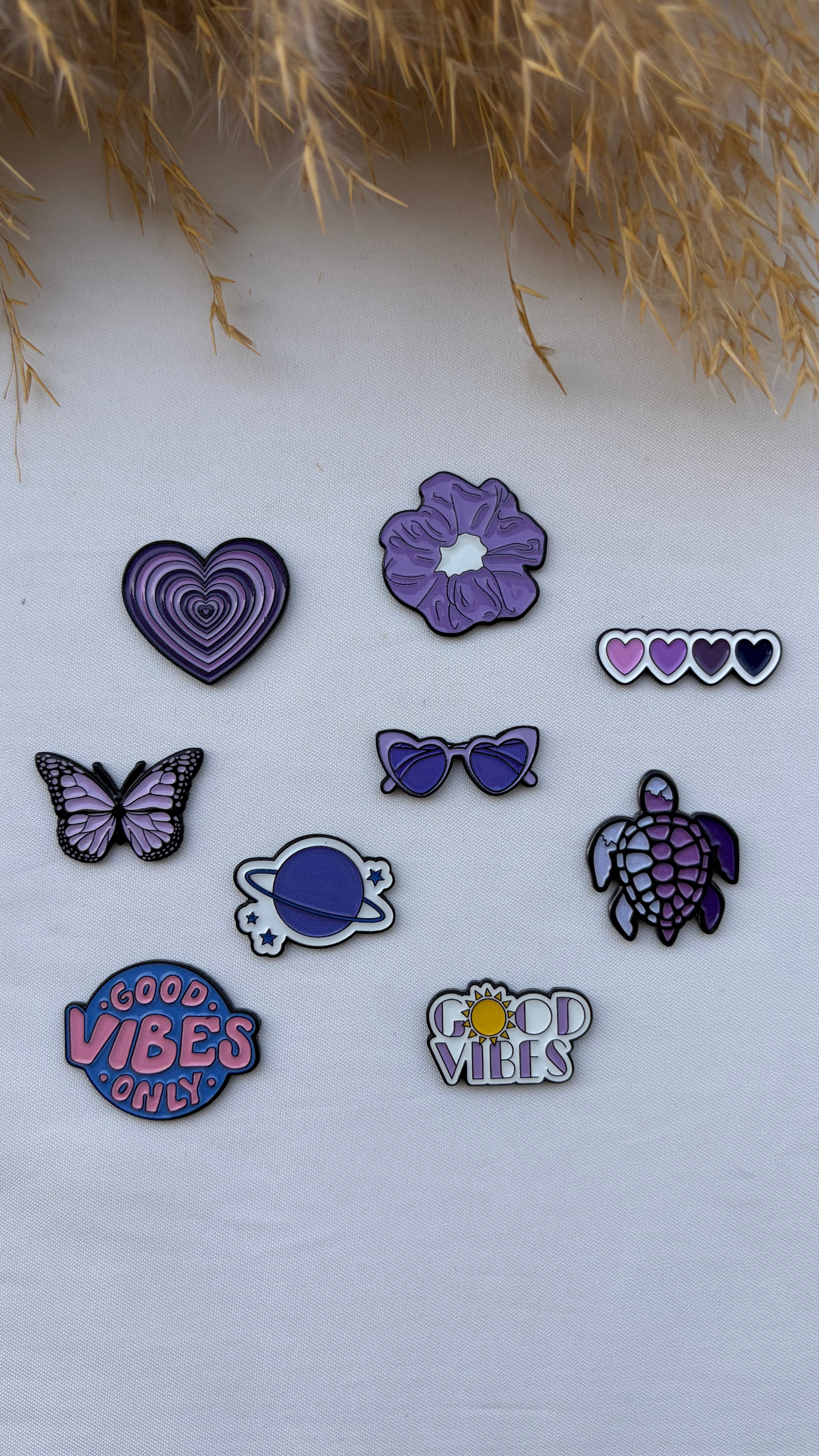 Metal Stickers - Purple