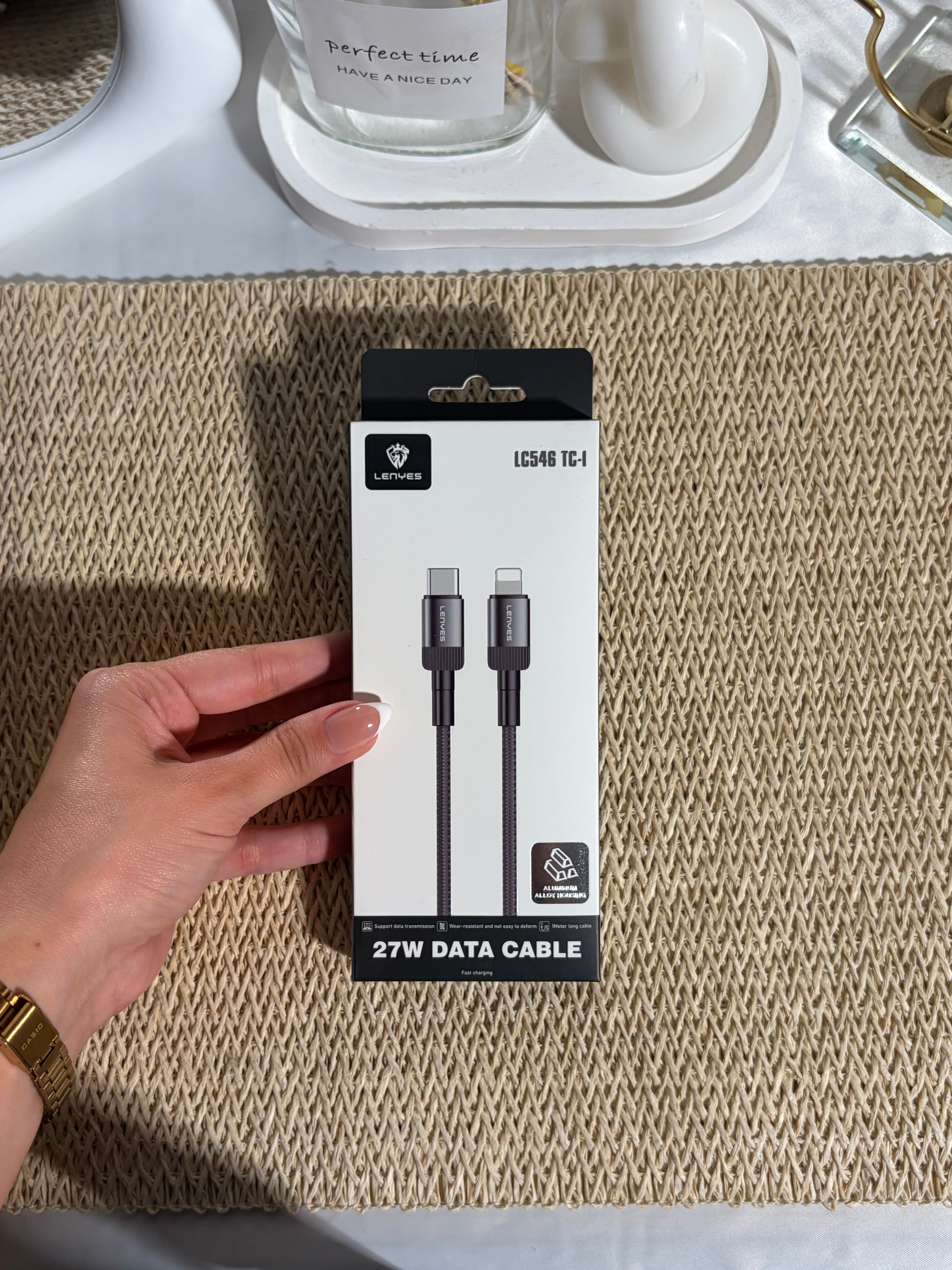 LENYES CABLE-LC546-black
