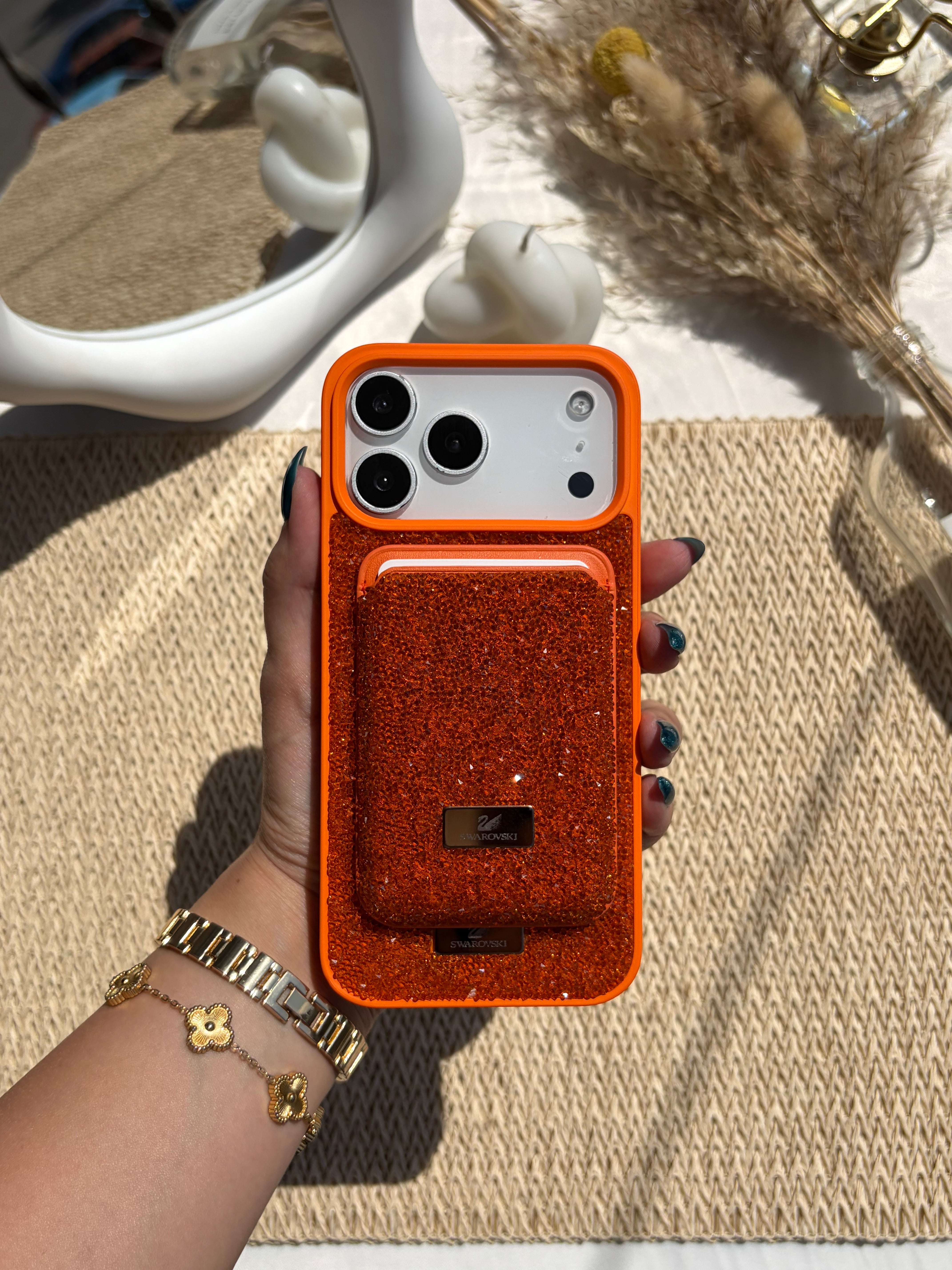 Swarovski Cover with Mag-safe Wallet