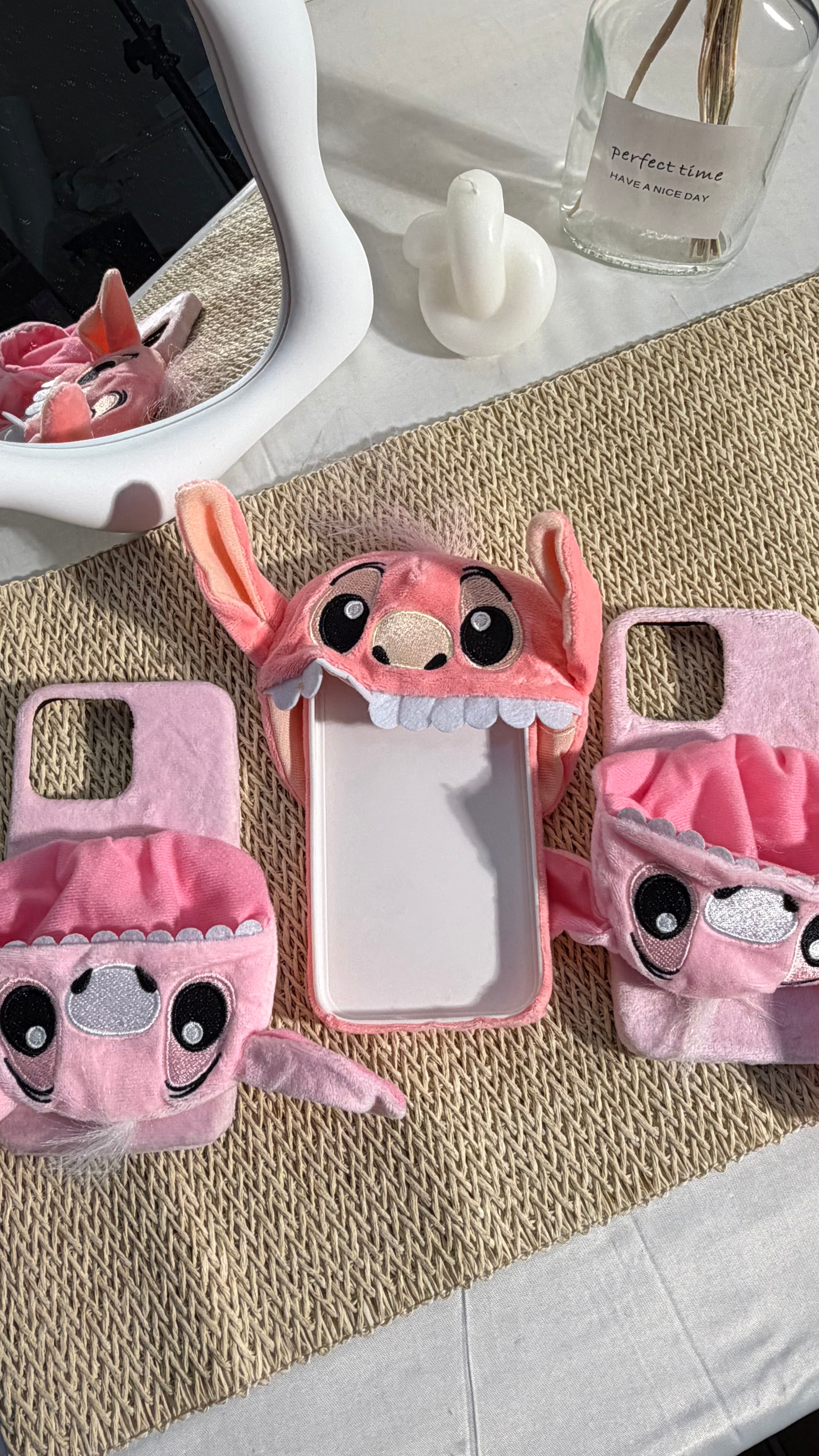 Pink Stitch Case