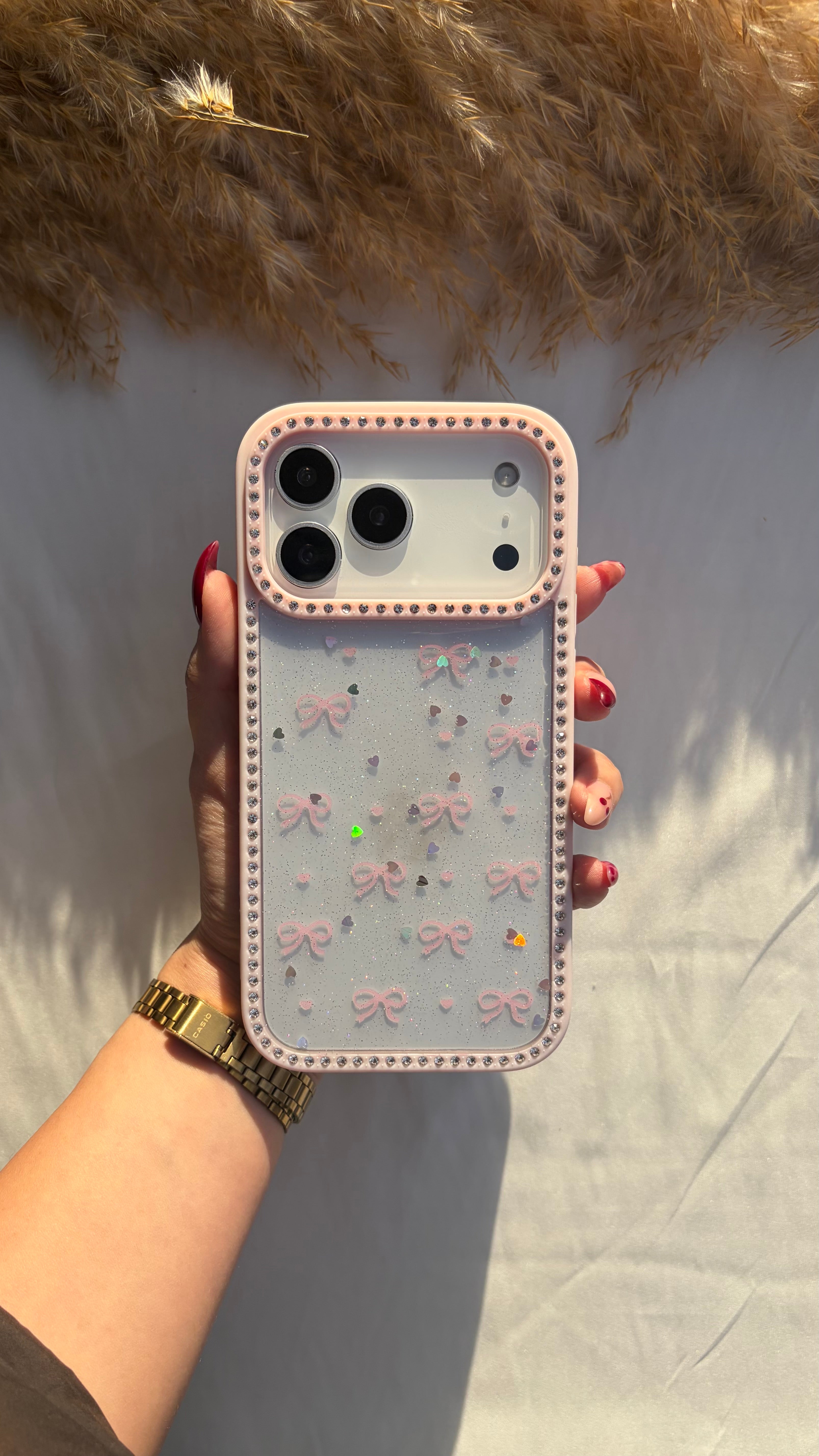 Printed Glittery Wz Strass F&B