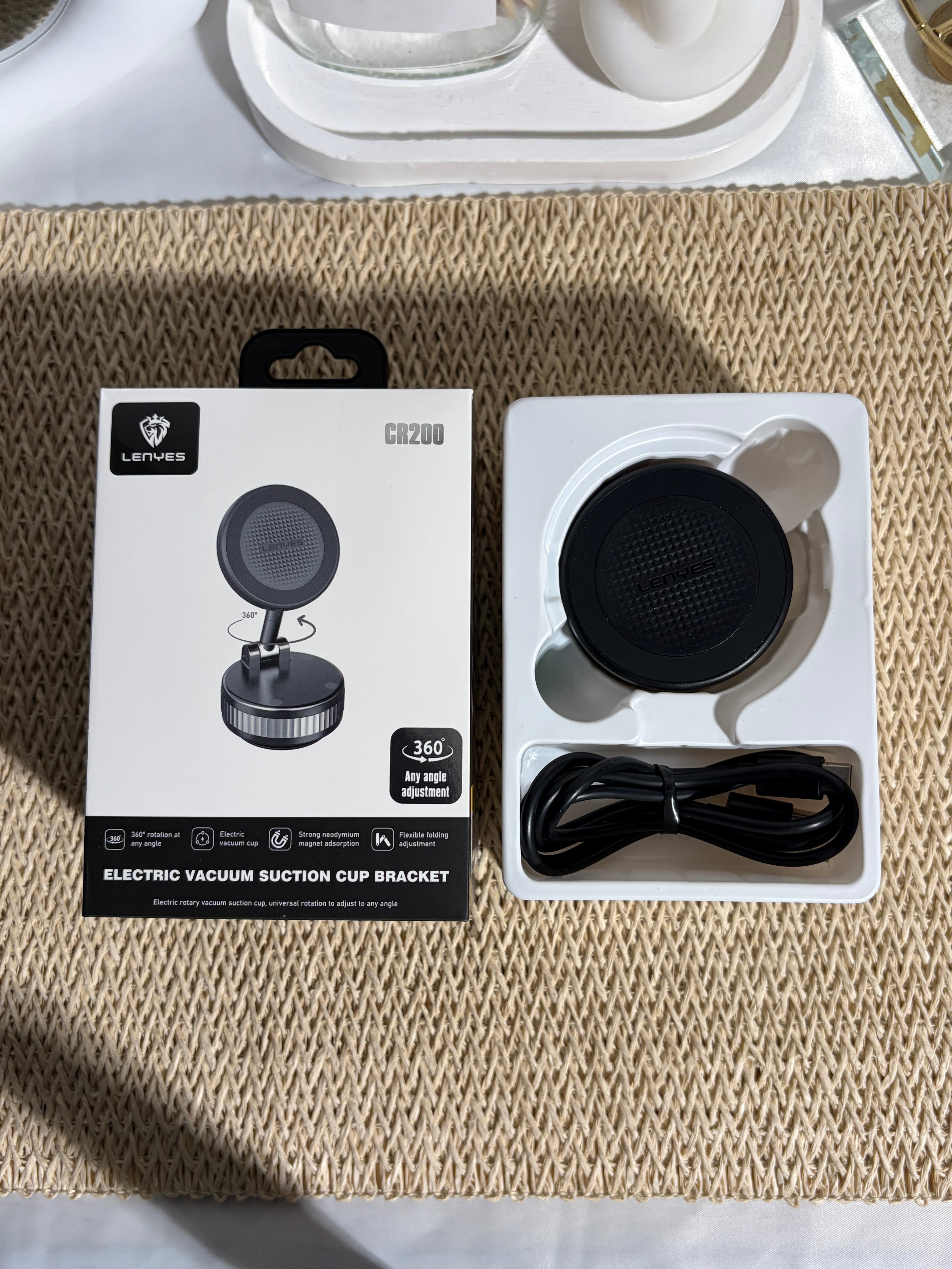 LENYES- MAGNETIC HOLDER - CR200 - BLACK