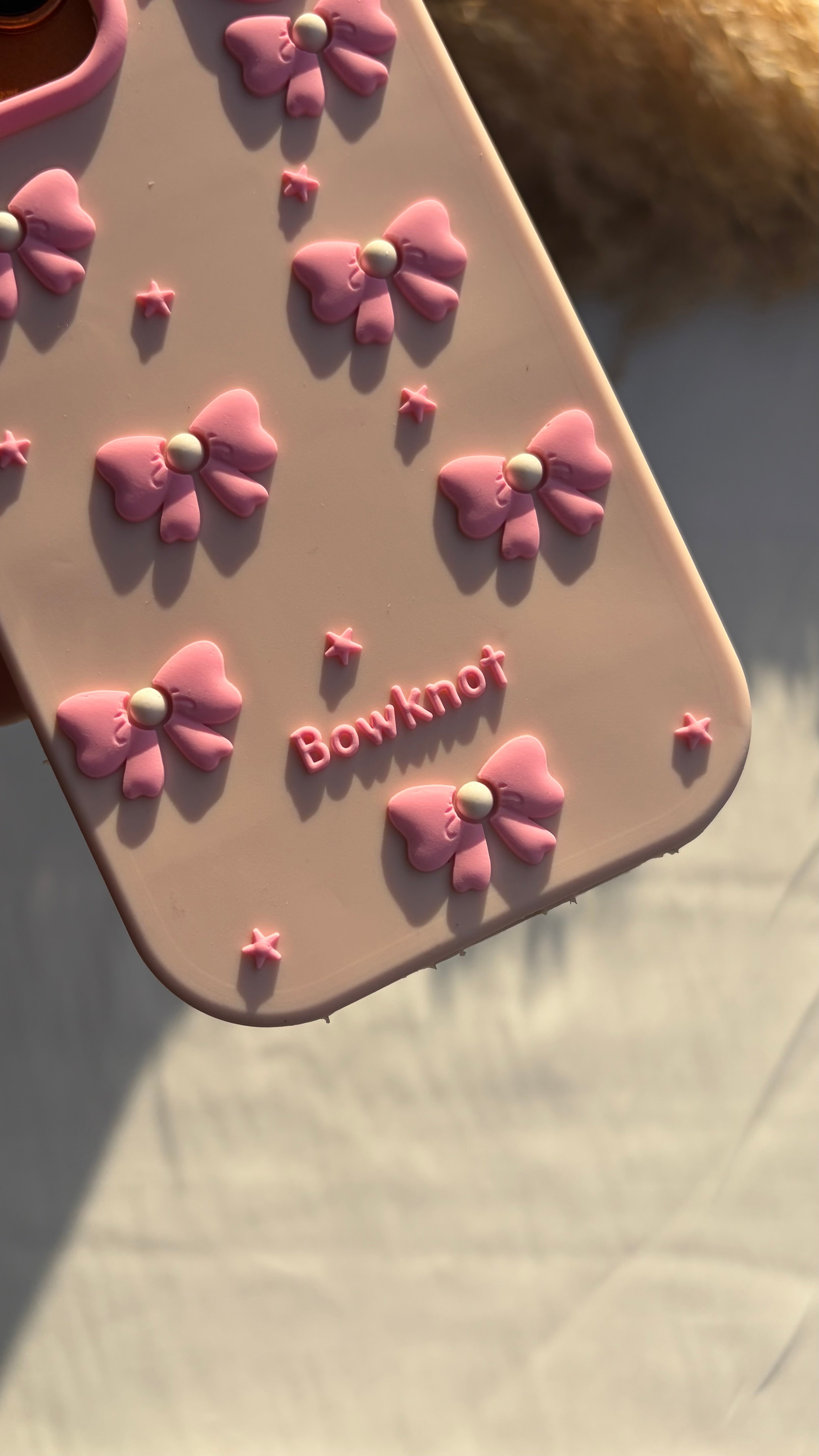 Silicone wz pink bows