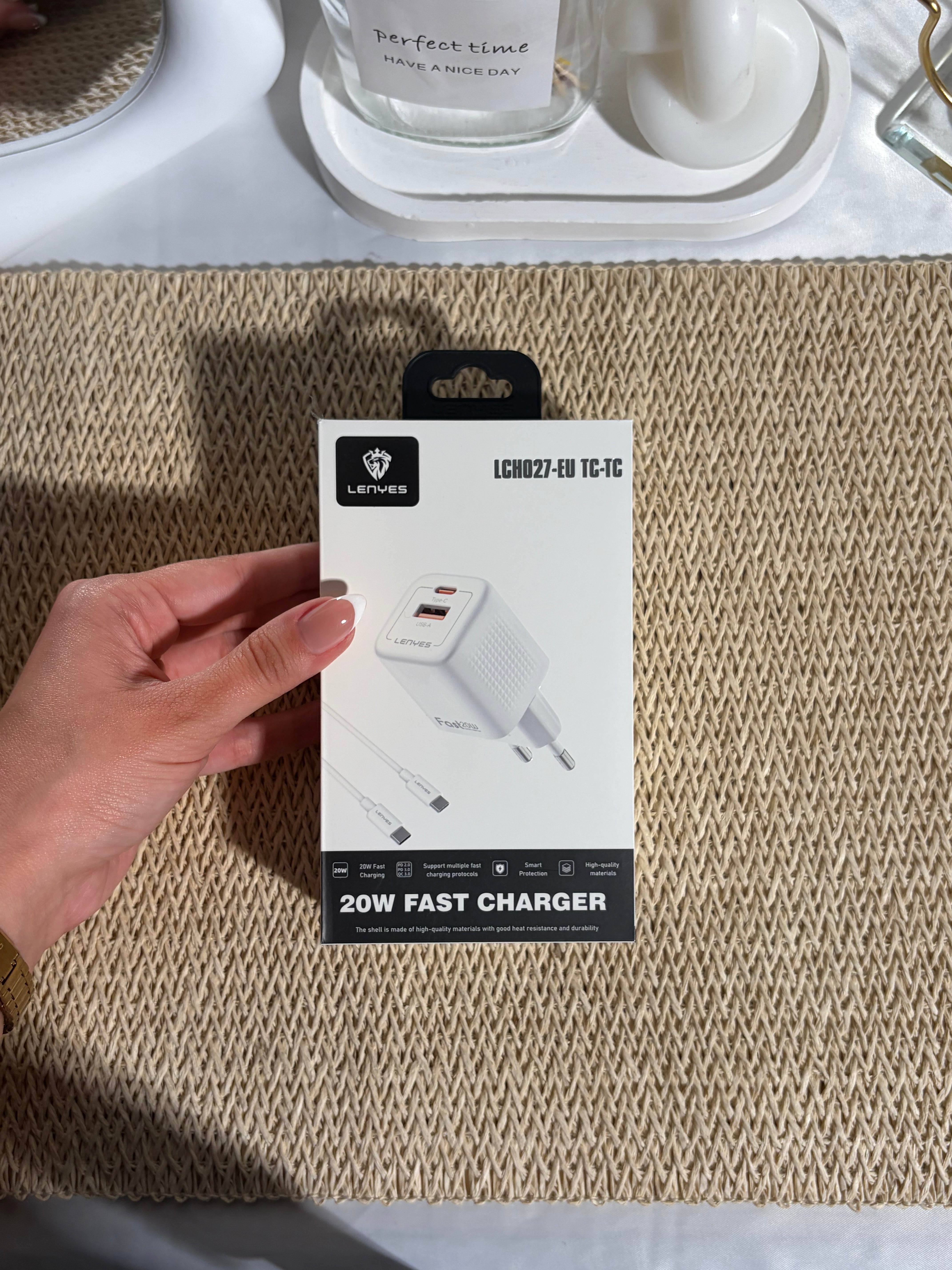 LENYES CHARGER-LCH027-EU TC-TC-WHITE