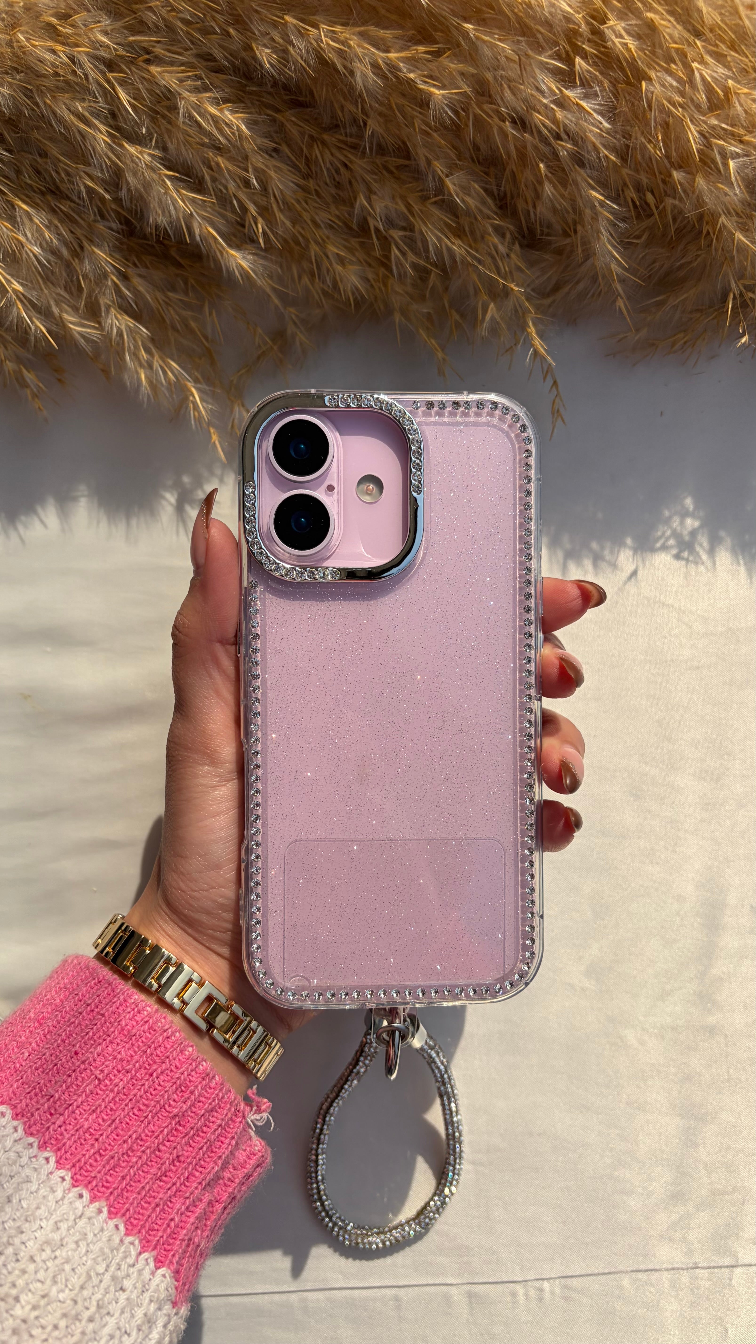 Transparent Glittery Wz Hanger