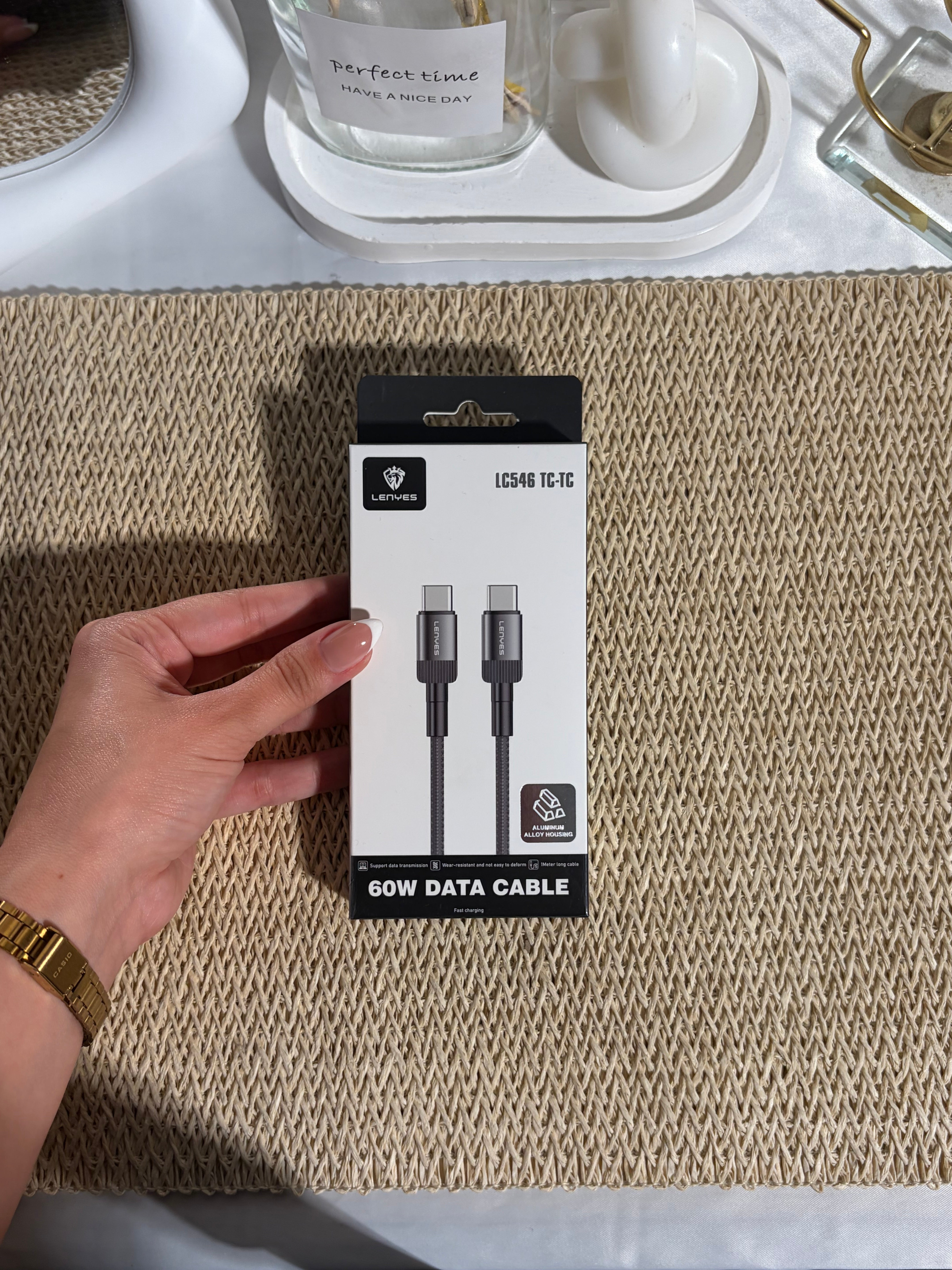 LENYES CABLE-LC546-black