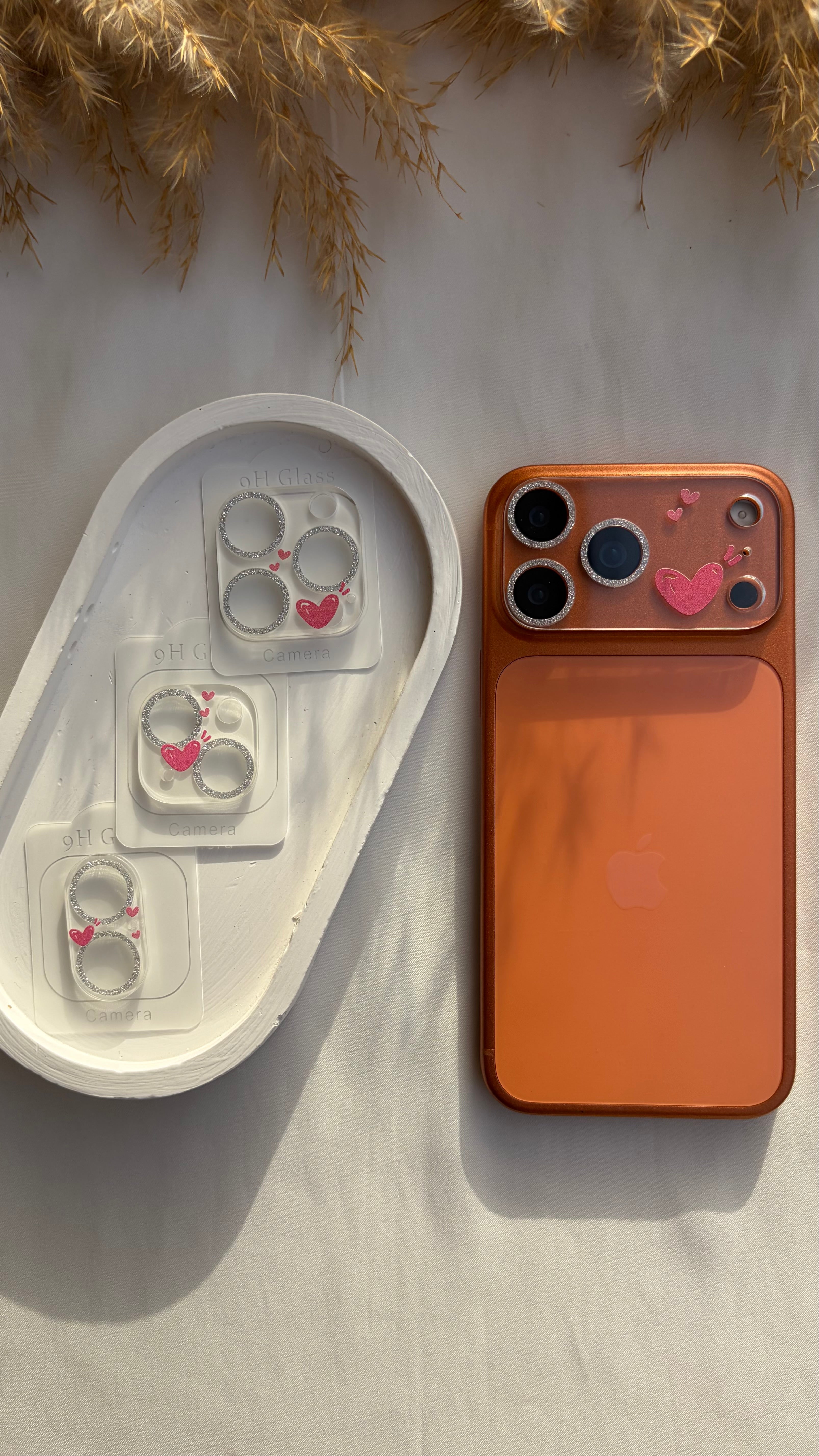 Glittery Printed Lens Protector