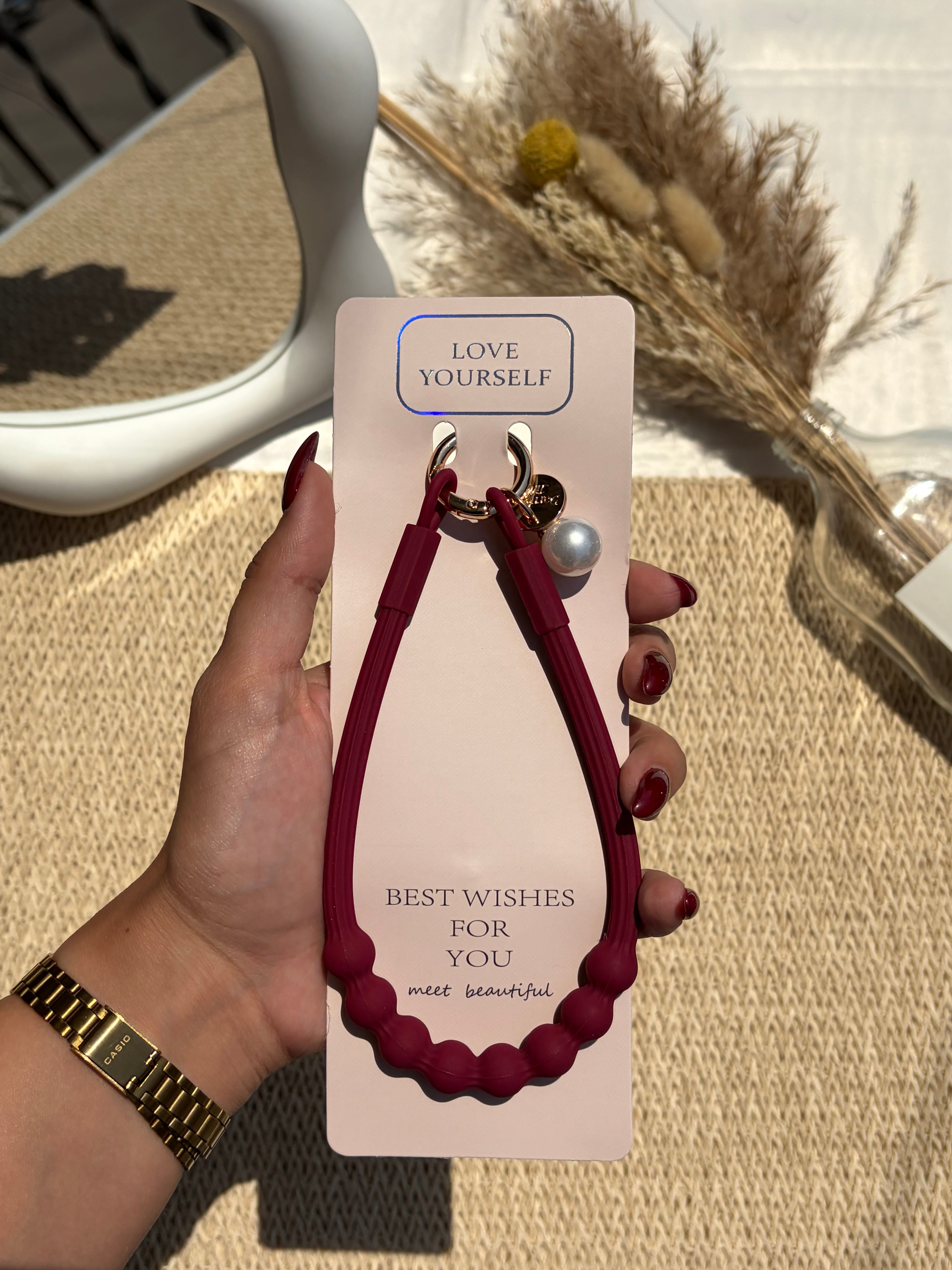 Silicone lanyard