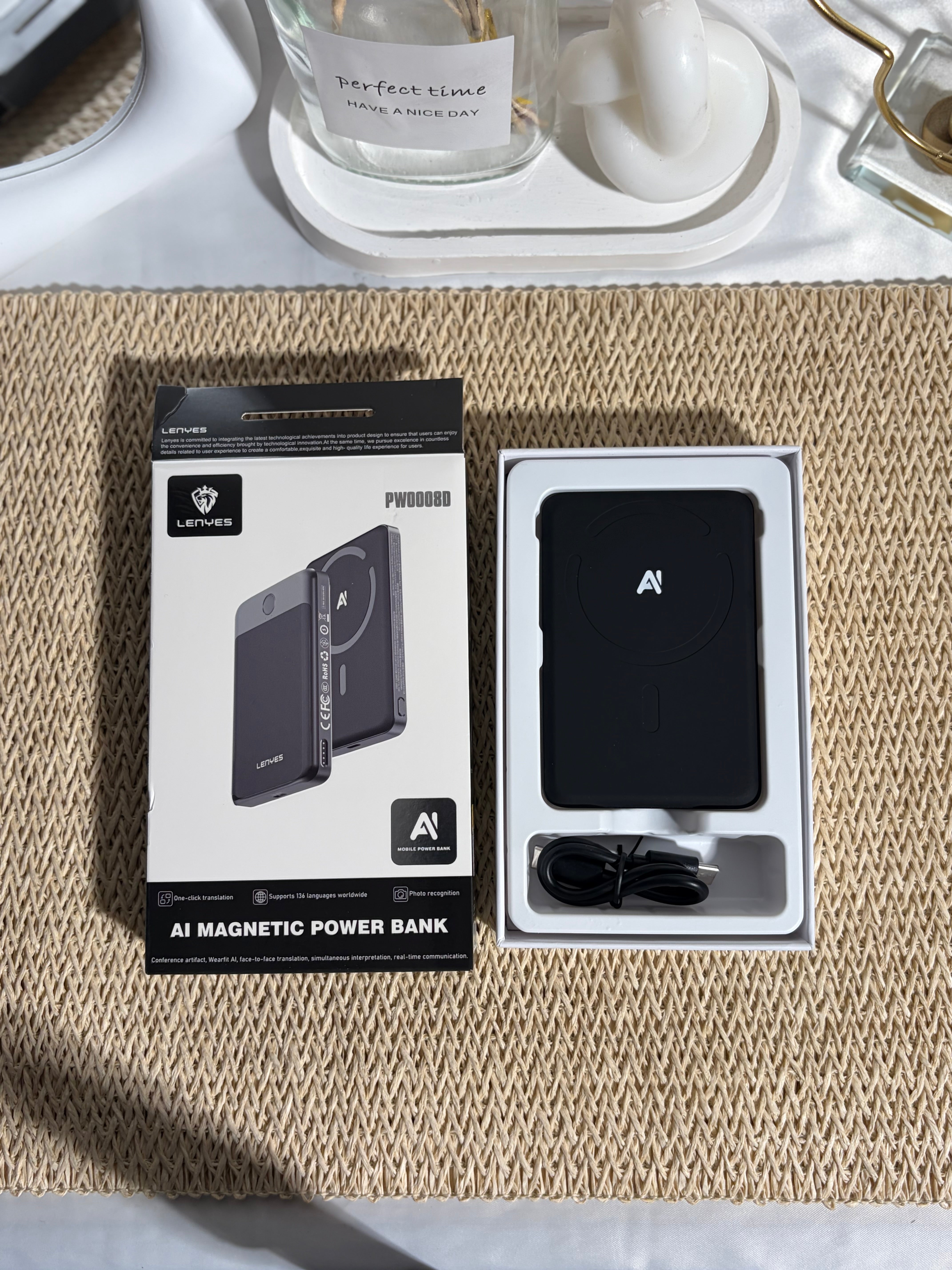 LENYES -Powerbank-PW0008D-5000MAH-BLACK