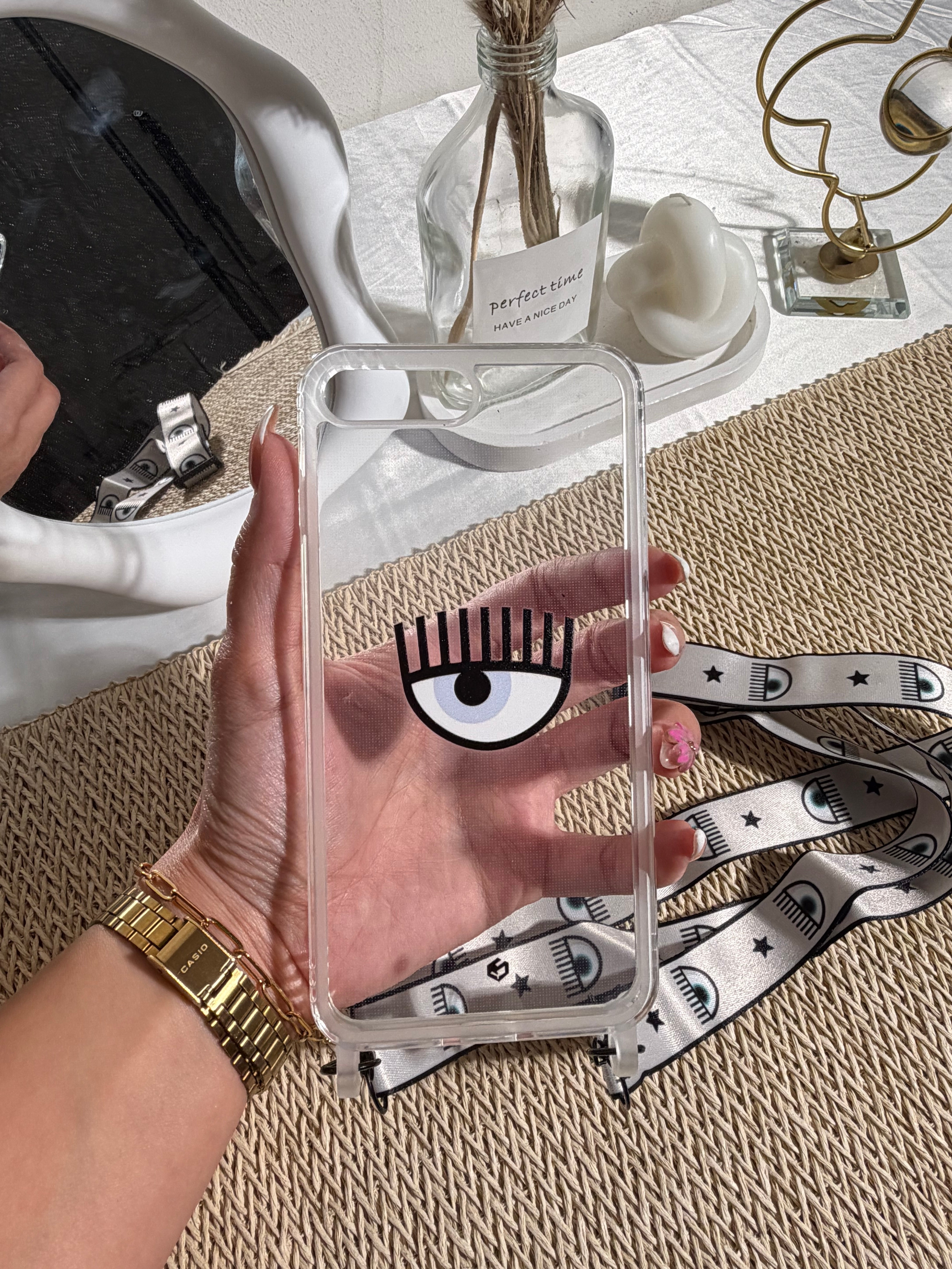 Evil Eye Transparent Wz Lanyard