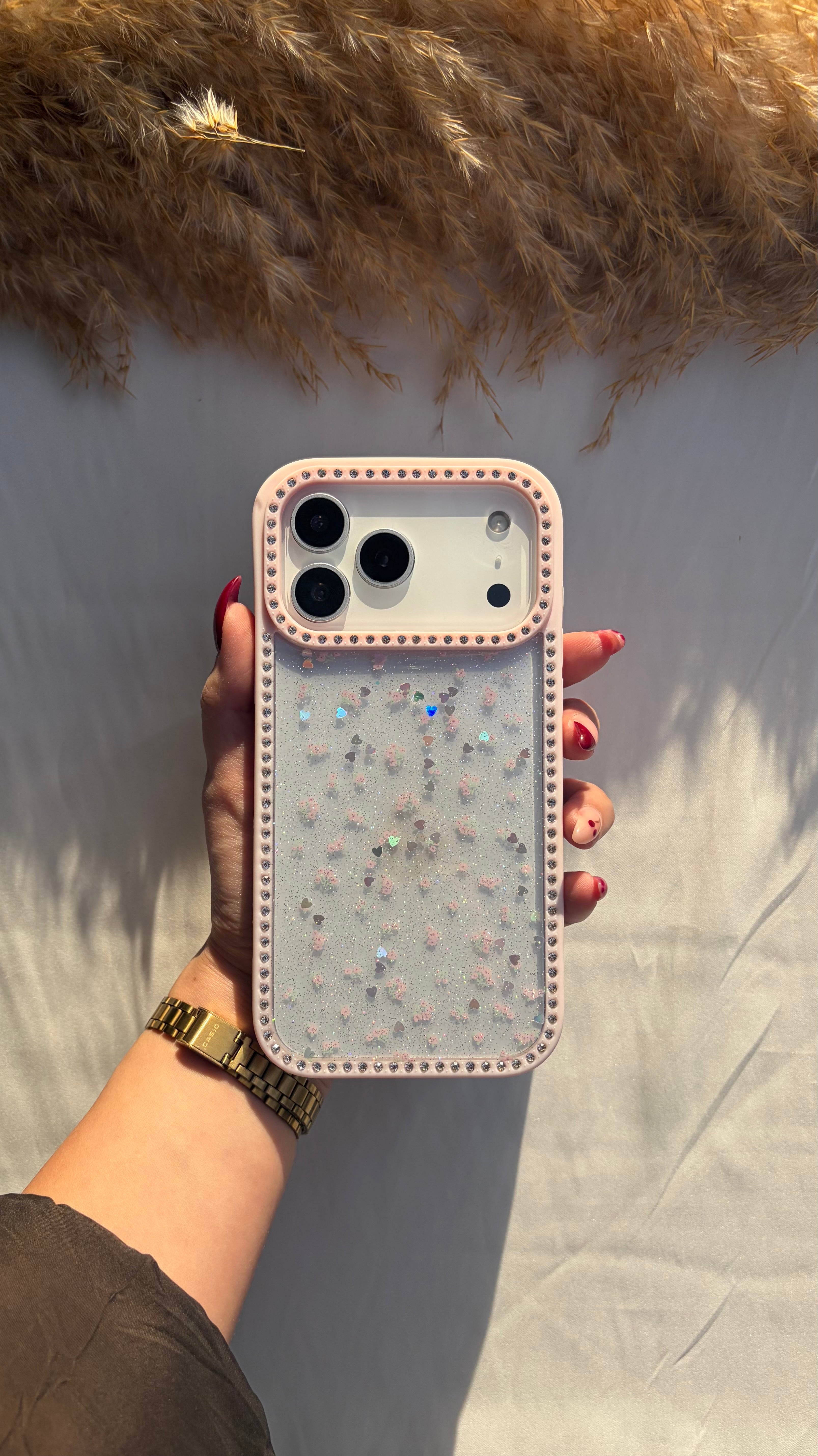 Printed Glittery Wz Strass F&B