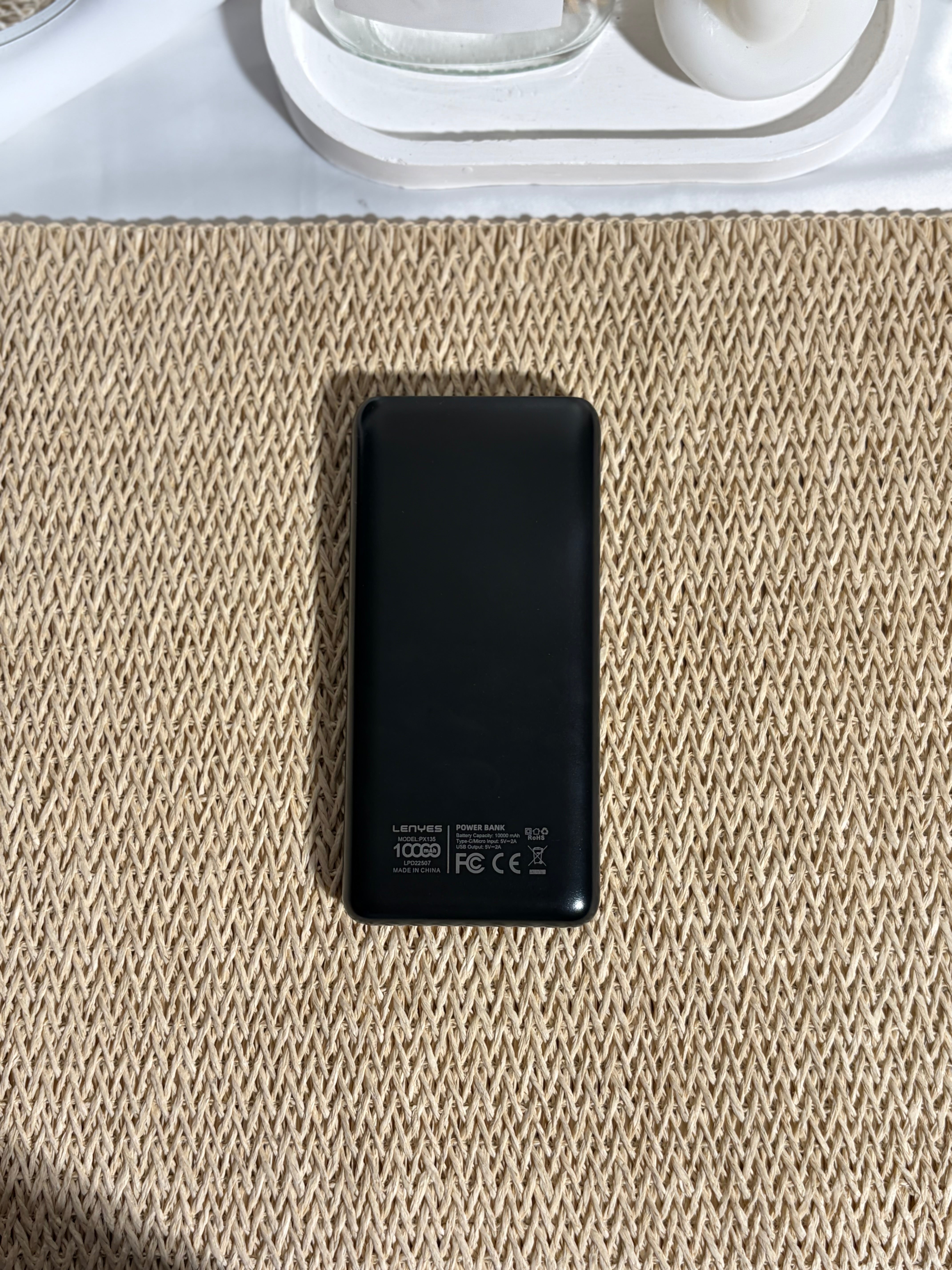 LENYES -PowerBank- 10000mAh - PX135-BLACK