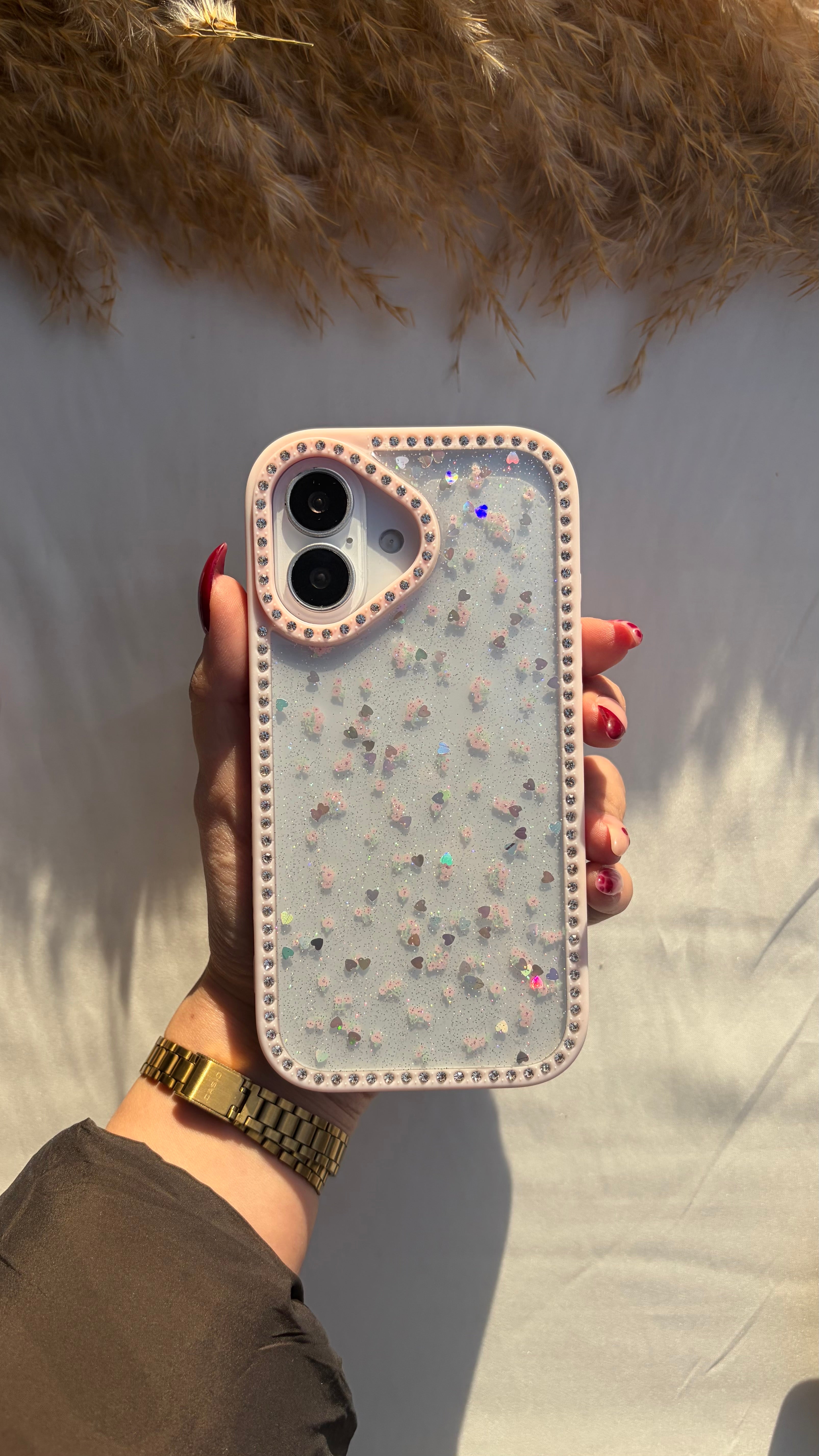 Printed Glittery Wz Strass F&B