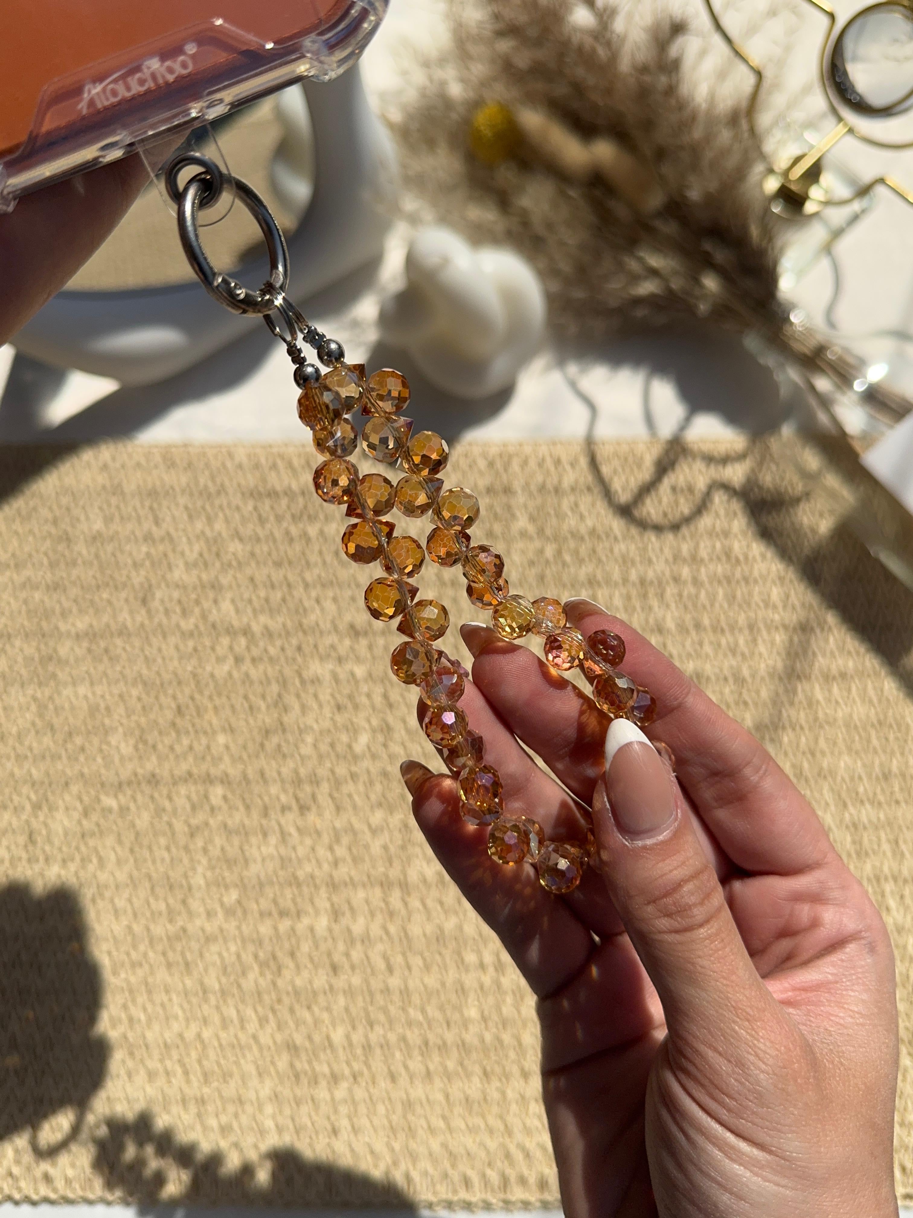 Short Crystal Lanyard