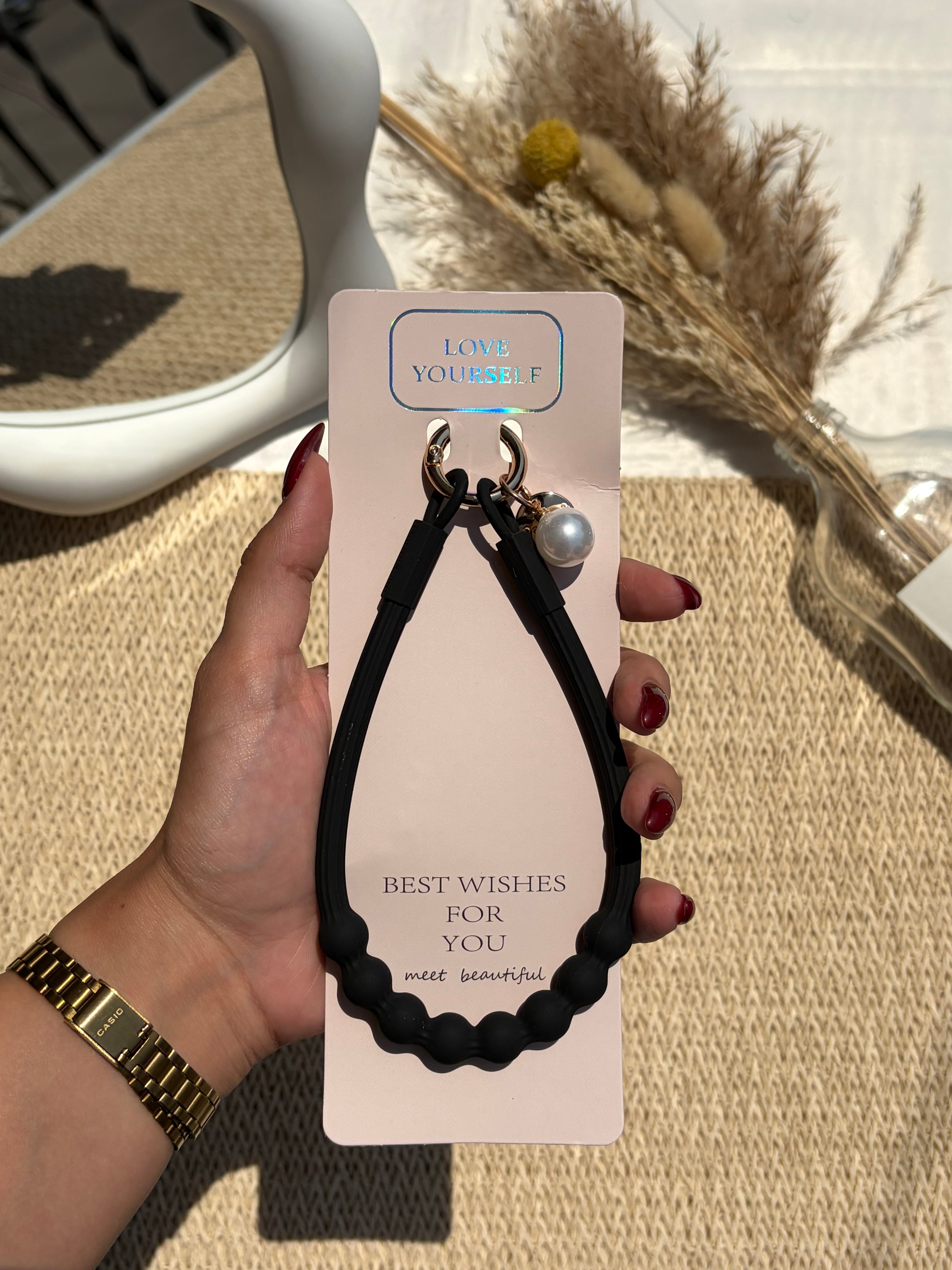 Silicone lanyard