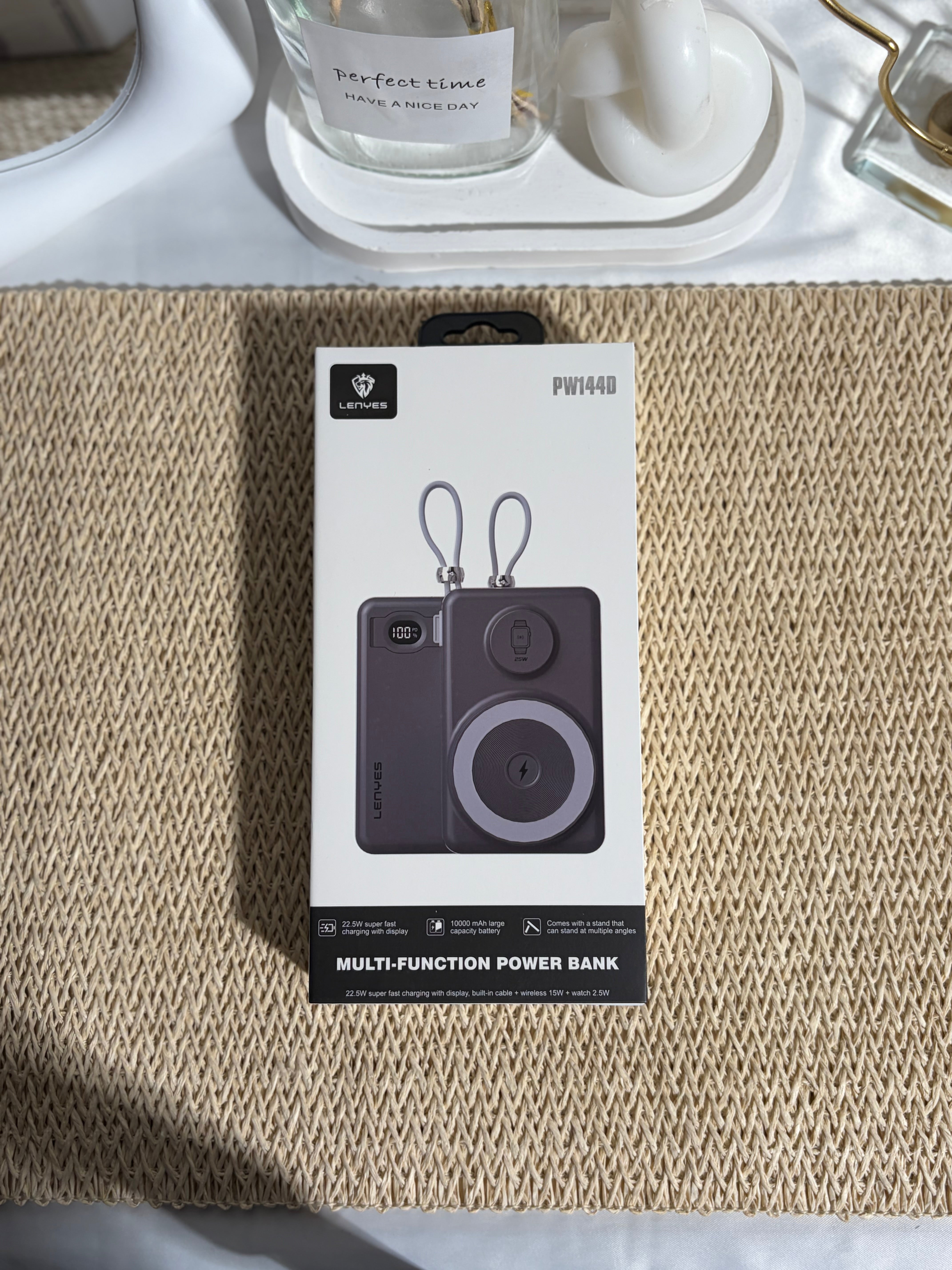LENYES -Powerbank-PW144D-10000MAH-BLUE
