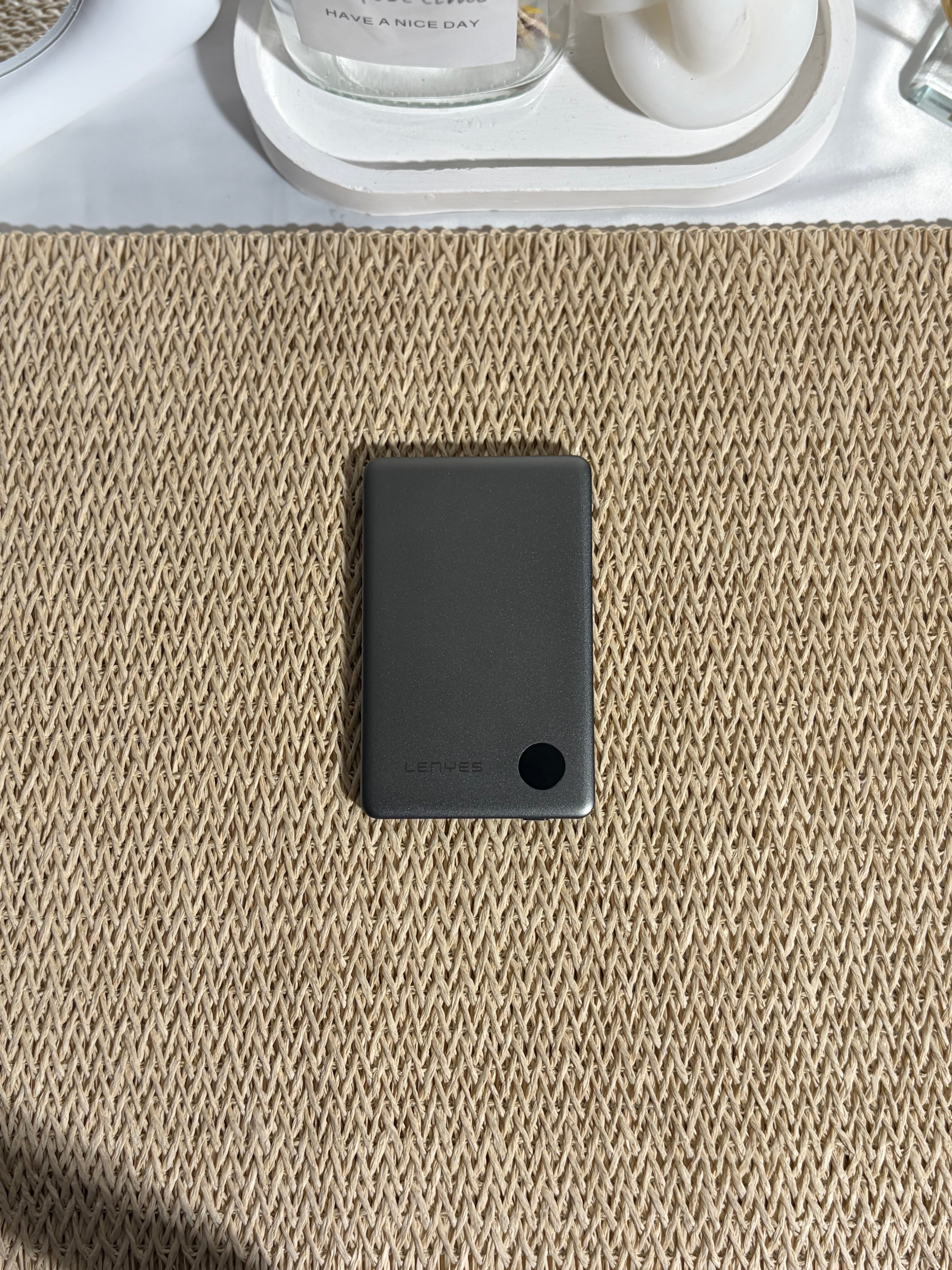 LENYES -Powerbank-PW037D-5000MAH-SILVER