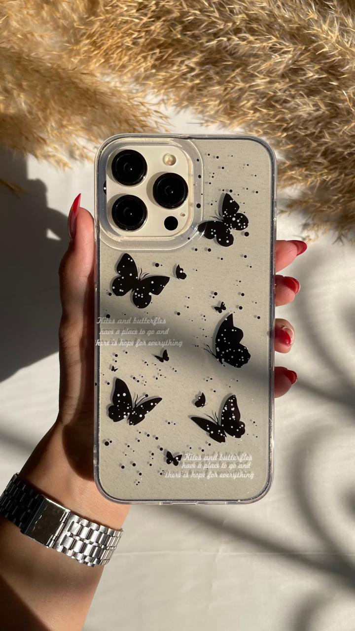 Glittery Transparent Cover