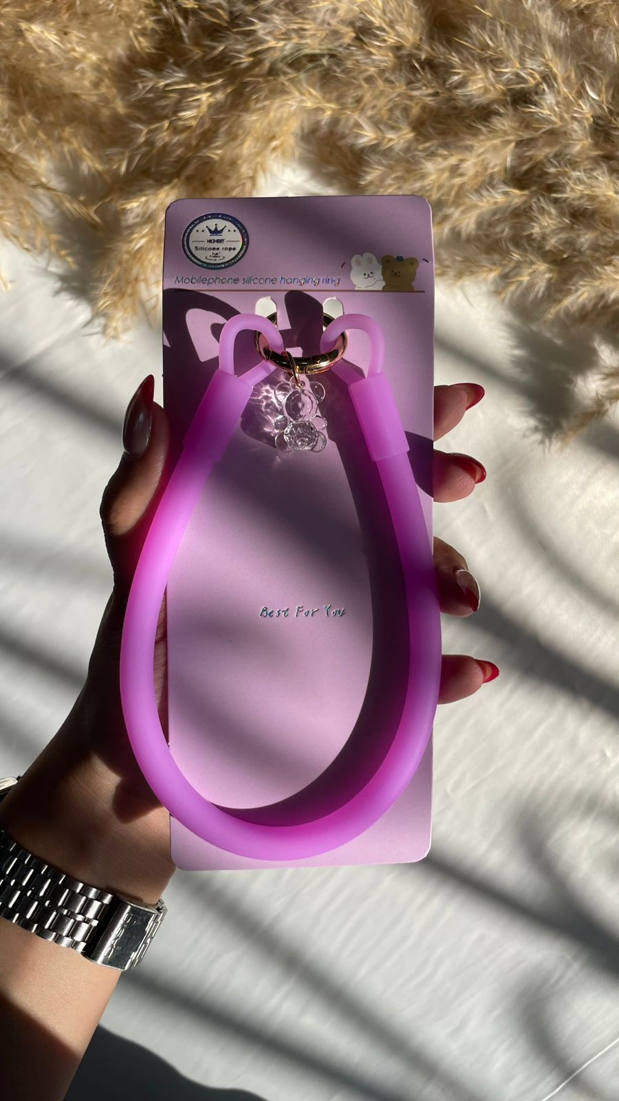 Plain Silicon Hanger Lanyard