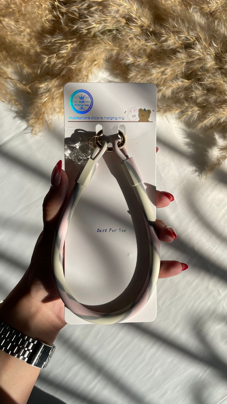 Tie Dye Silicon Hanger Lanyard