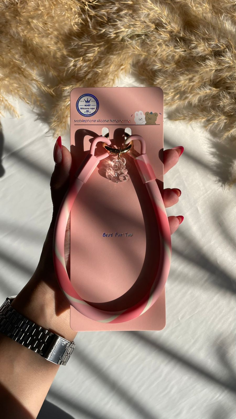 Tie Dye Silicon Hanger Lanyard