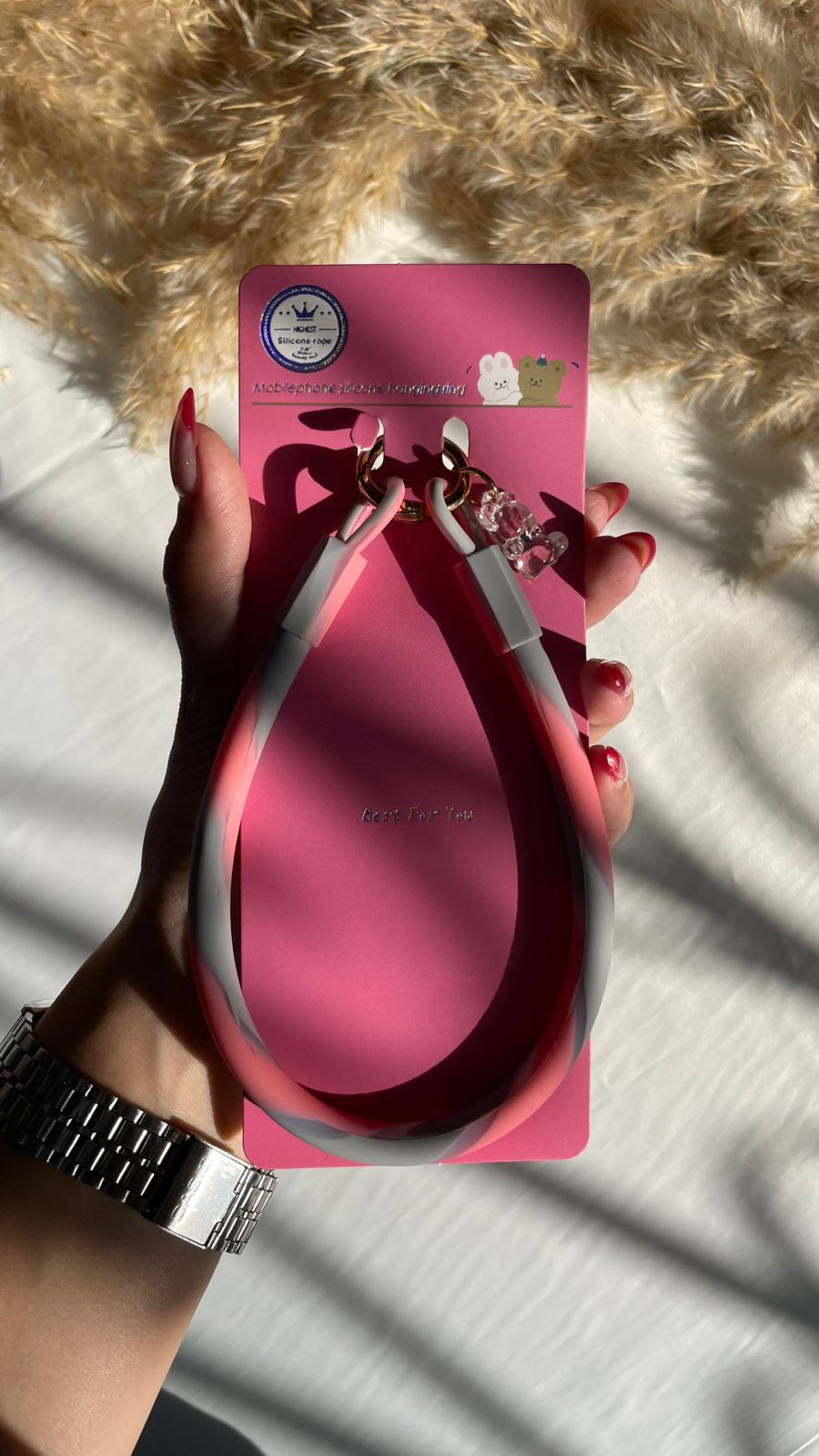 Tie Dye Silicon Hanger Lanyard