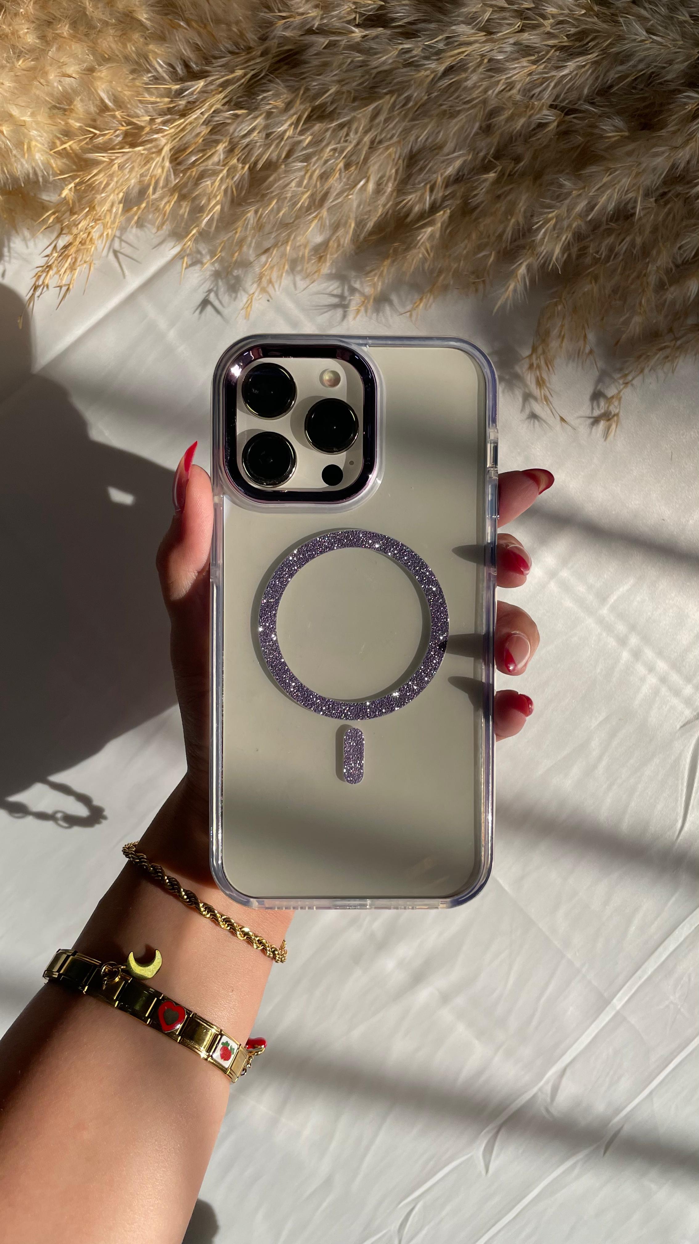 Glittery MagSafe Transparent