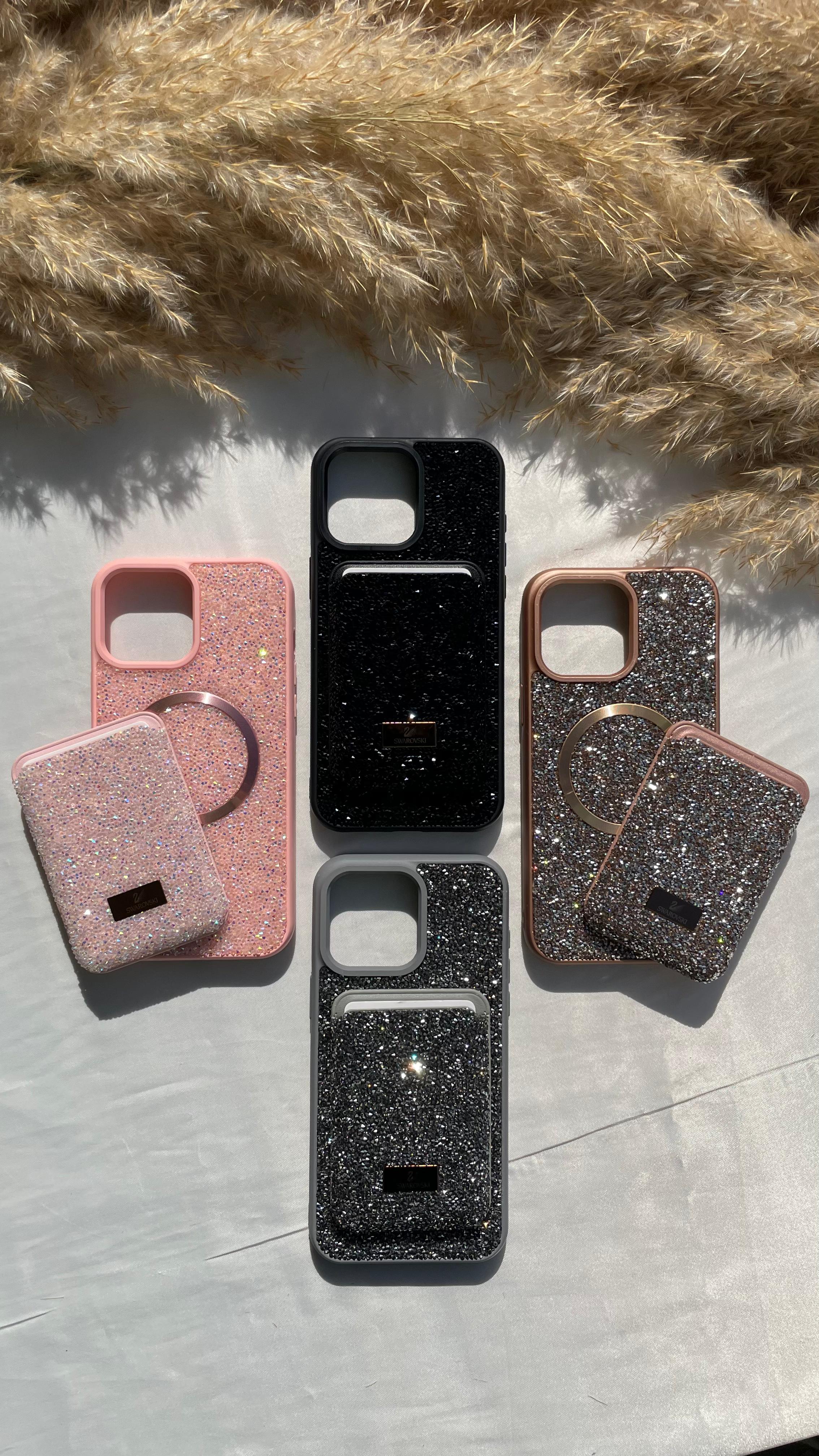 Swarovski Cover with Mag-safe Wallet