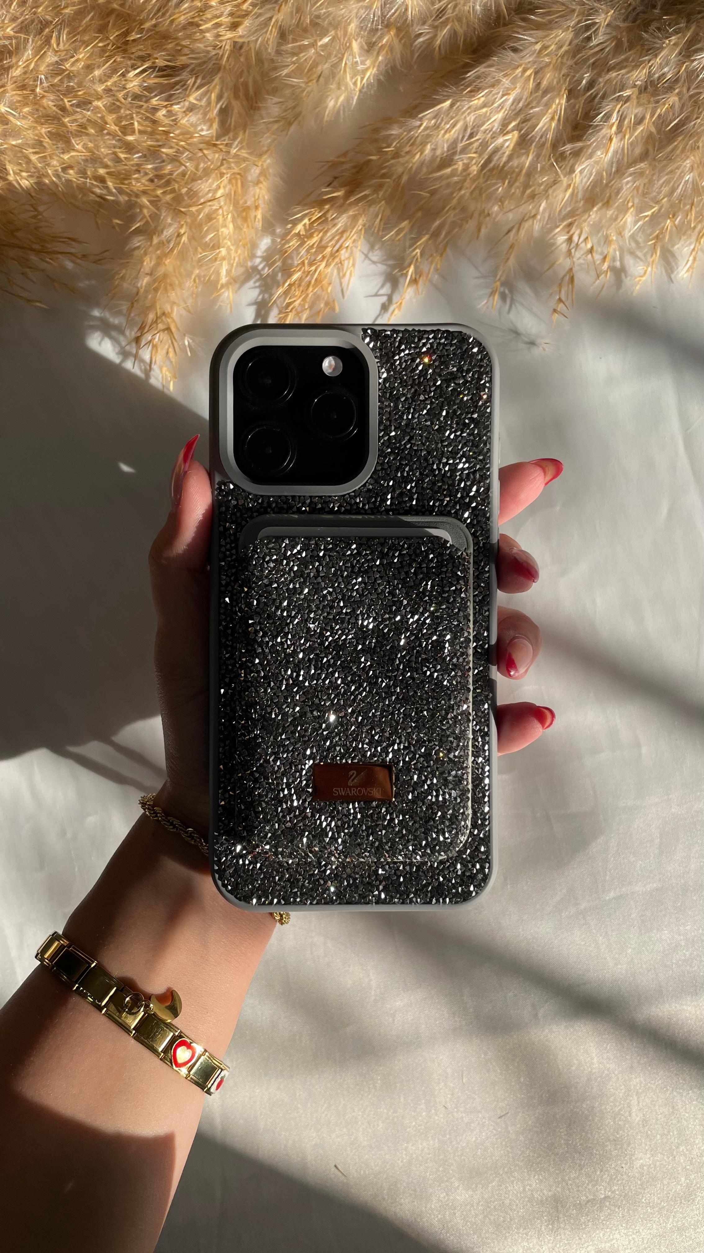 Swarovski Cover with Mag-safe Wallet