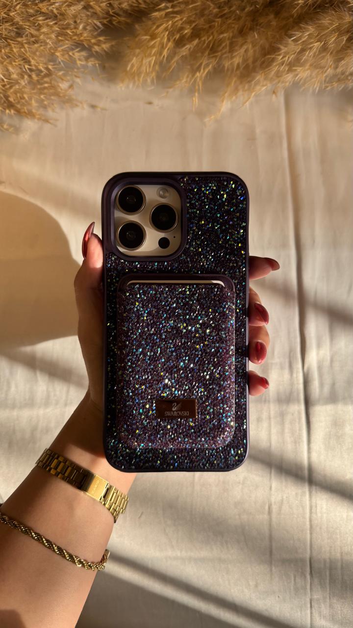 Swarovski Cover with Mag-safe Wallet