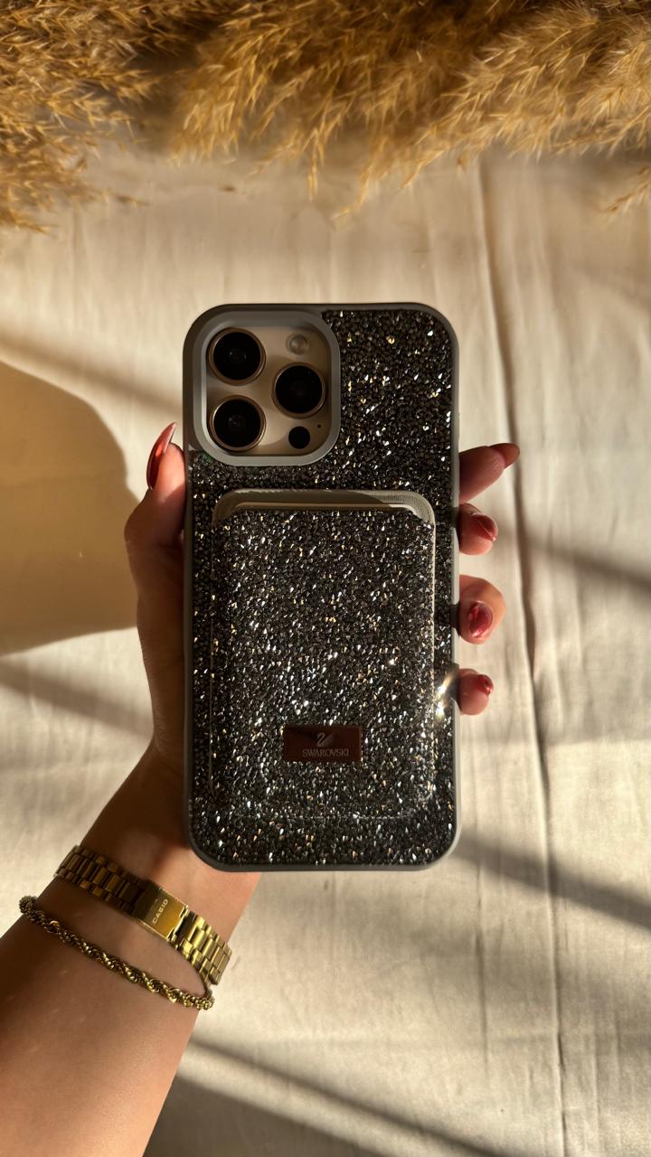 Swarovski Cover with Mag-safe Wallet
