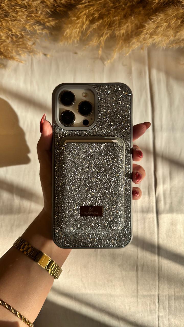 Swarovski Cover with Mag-safe Wallet