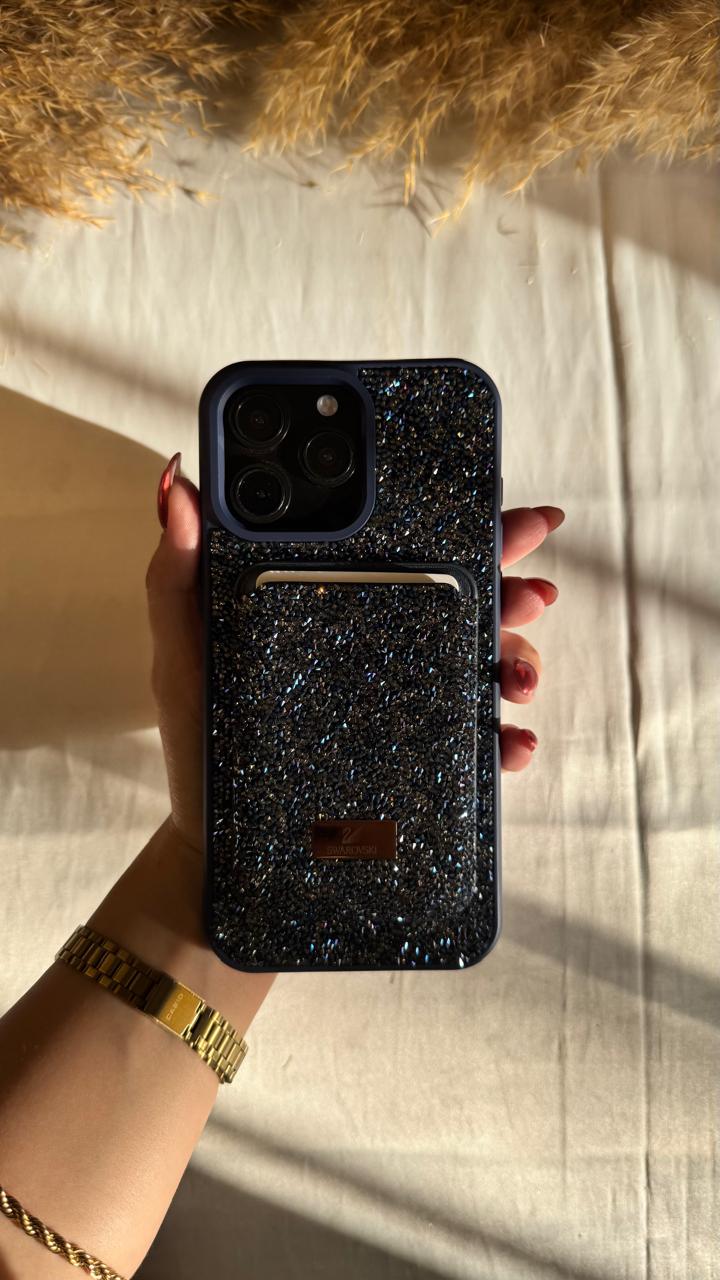 Swarovski Cover with Mag-safe Wallet